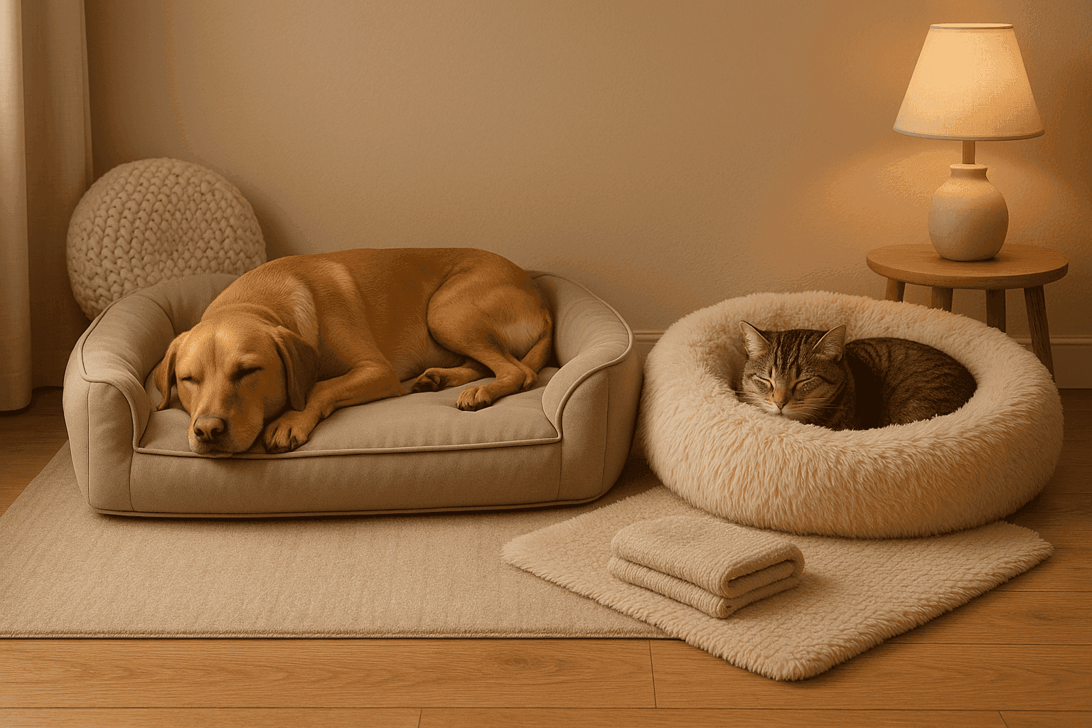 Pet Beds - Orthopedic, Cozy & Self-Warming - Purrfect Pet Haven