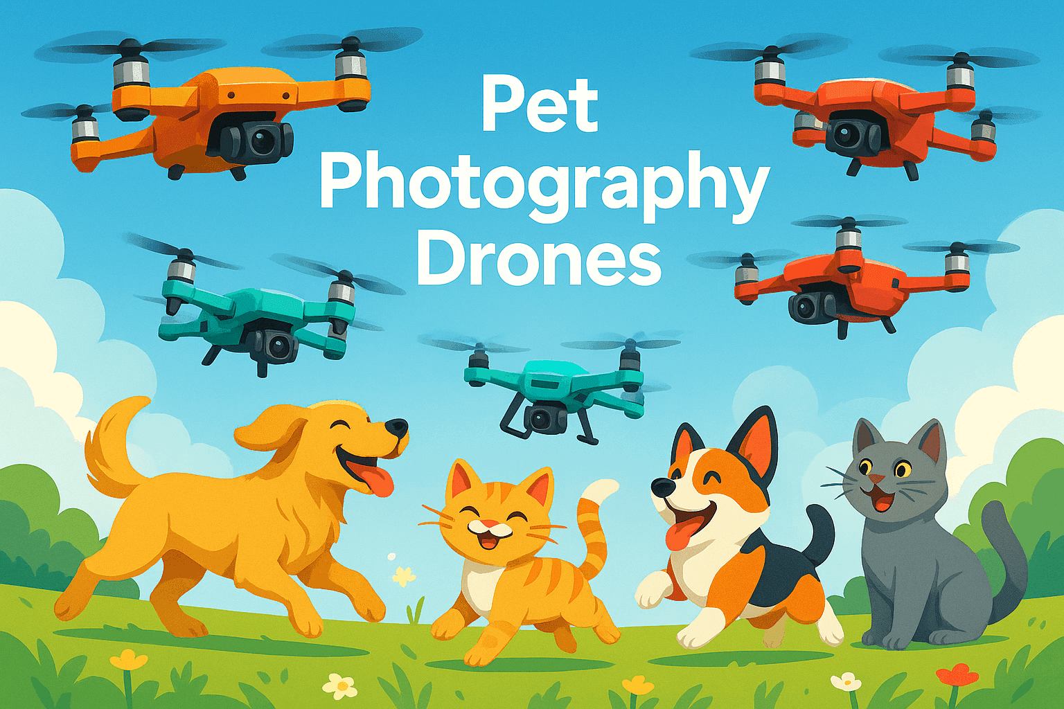 Pet Photography Drones - 4K Cameras & Tracking - Purrfect Pet Haven