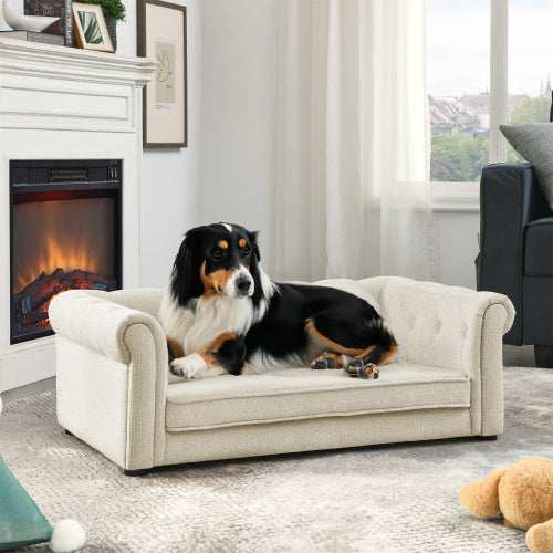 Elegant Rectangular Pet Sofa Bed For Medium And Large Dogs
