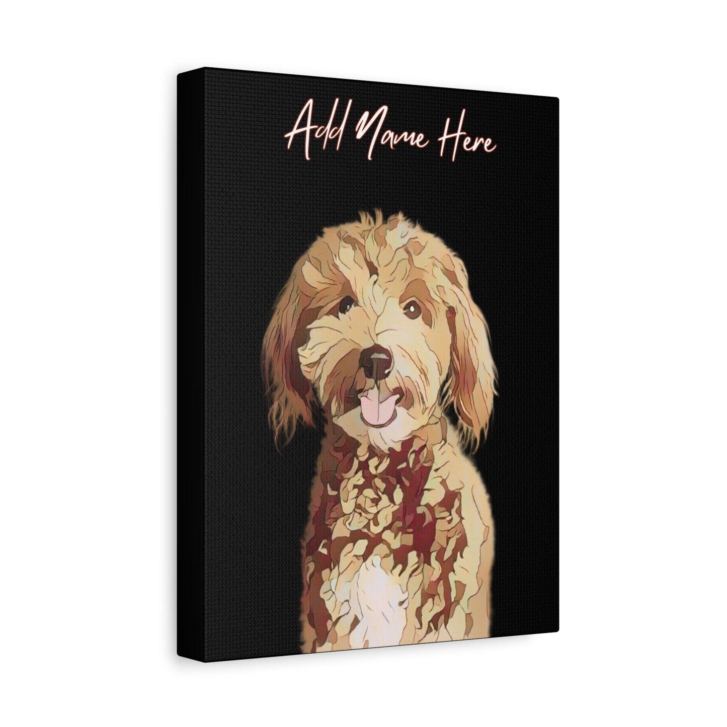 Custom Cartoonify Portrait Canvas - Personalized Art for Pet Lovers | Purrfect Pet Haven