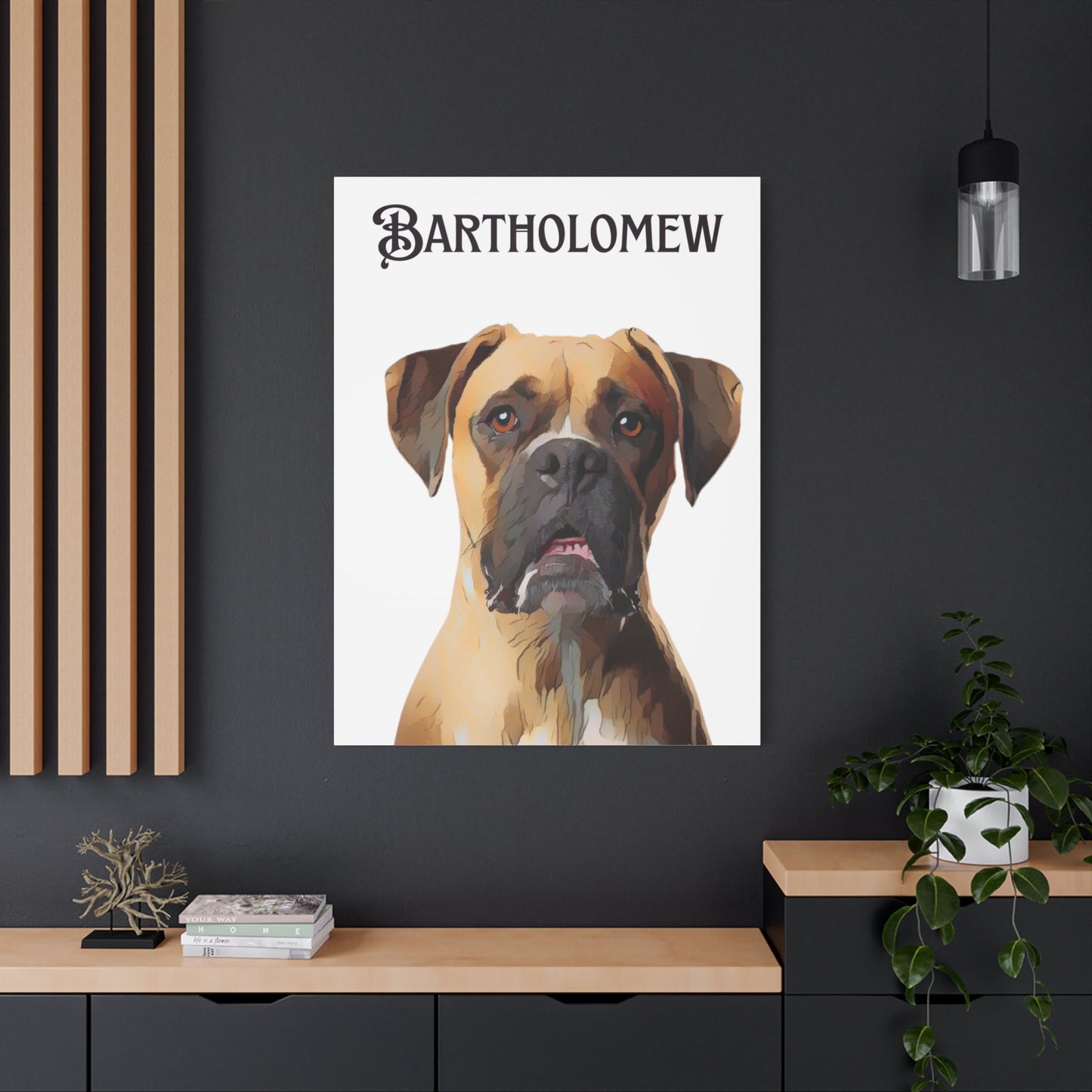 PAW-sonalized White Canvas Print | Upload Photo~Choose size | Purrfect Pet Haven