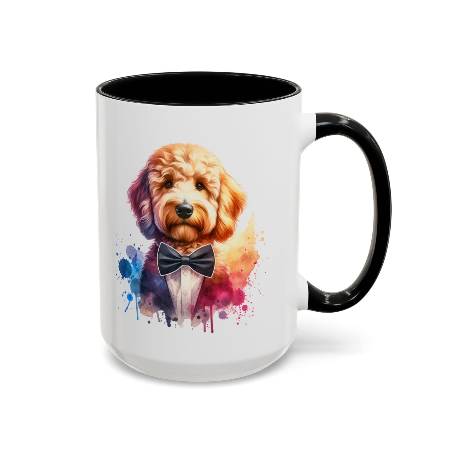 Watercolor Dog Lover Coffee Mug - 11oz & 15oz Accent Mugs for Pet Owners | Purrfect Pet Haven