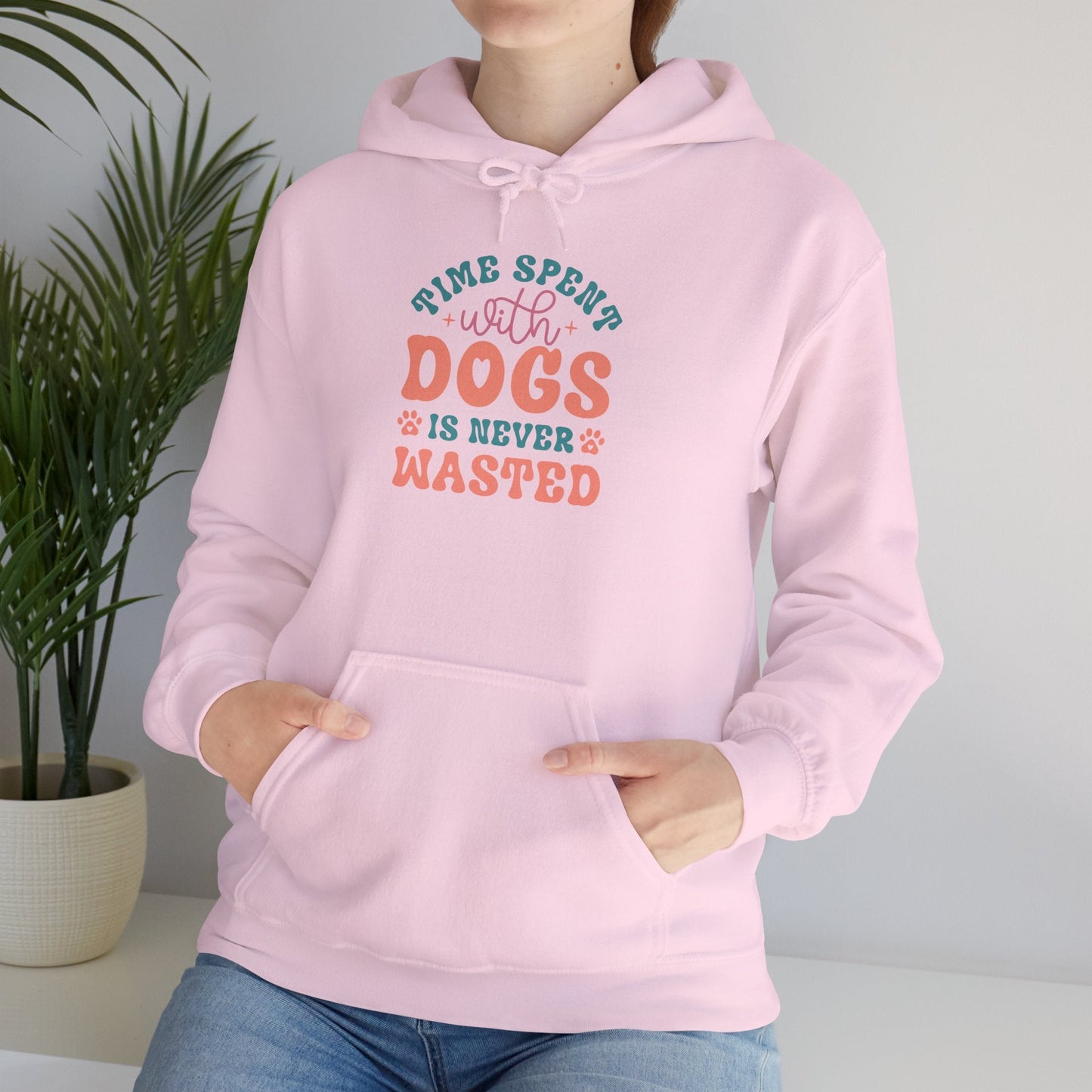 Time Spent with Dogs Hoodie - Perfect for Dog Lovers | Purrfect Pet Haven