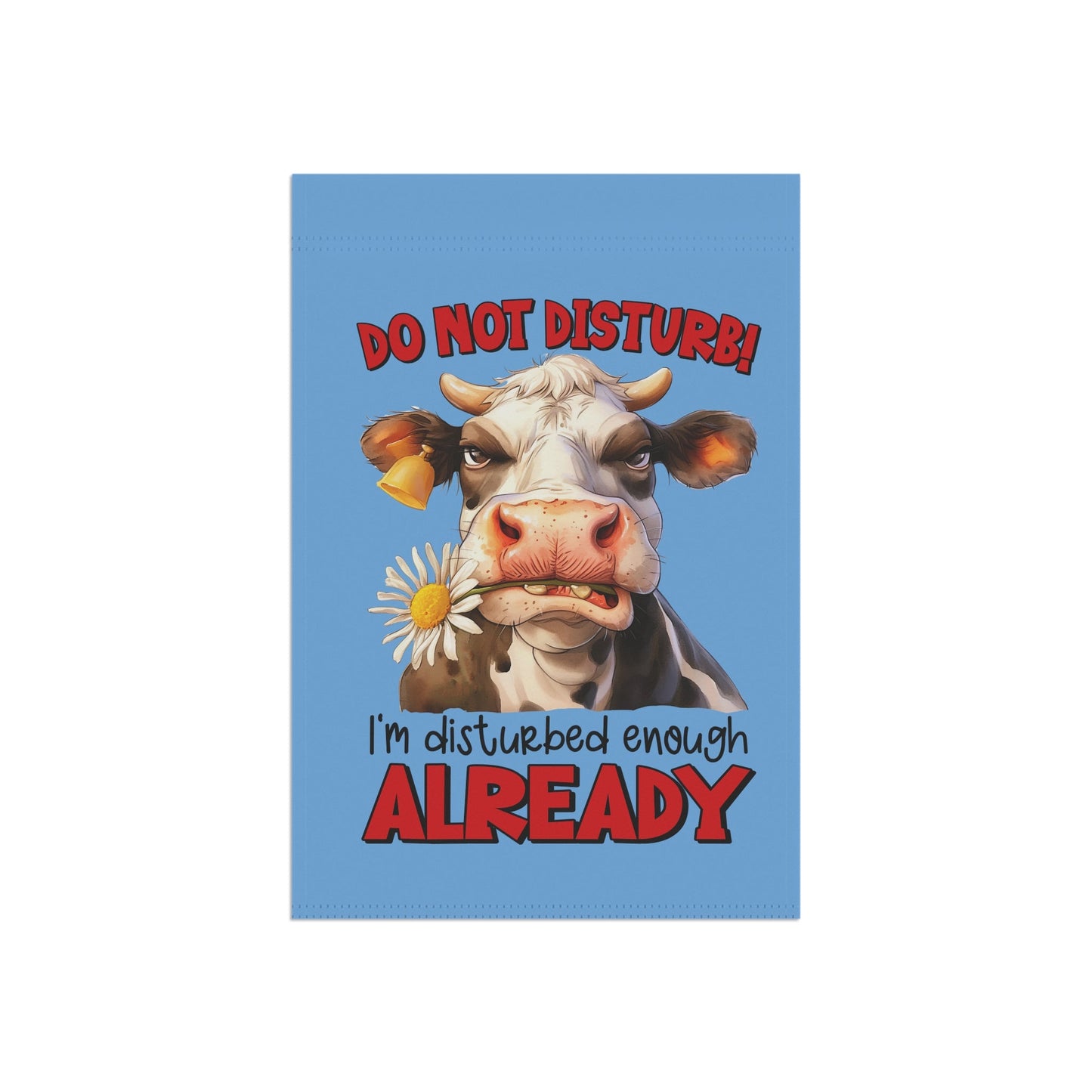 Funny Garden Banner - Do Not Disturb Cow Sign for Home & Yard Decor | Purrfect Pet Haven