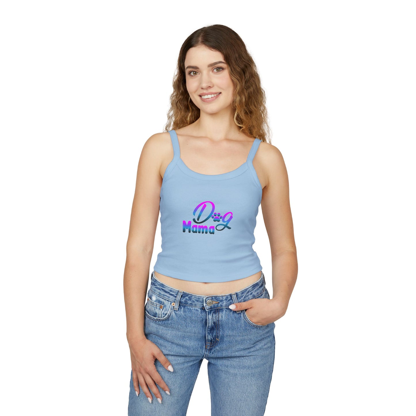 Dog Mama - Spaghetti Strap Tank Top