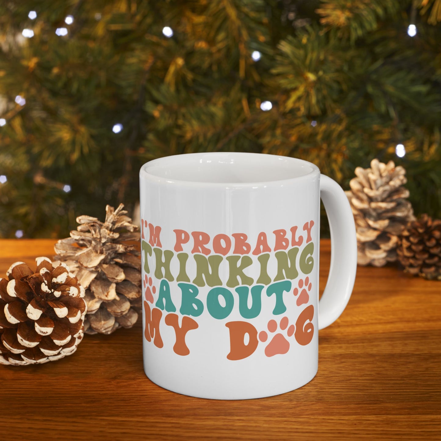 Pet Lover's Ceramic Mug - Dual Sayings Dog Mom Gift