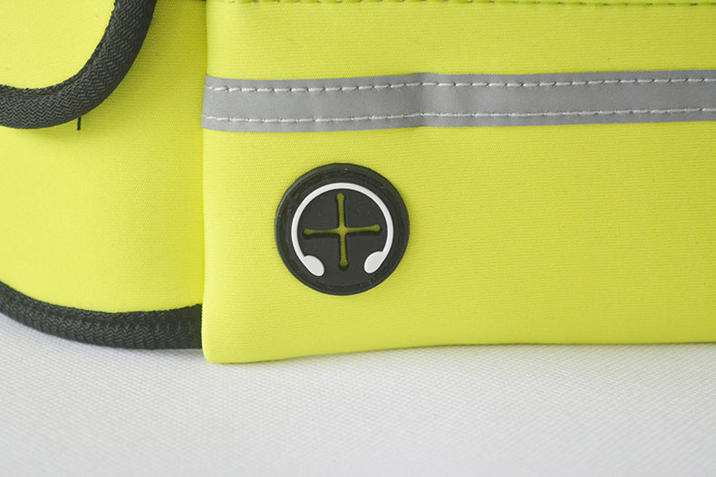 Waterproof Reflective Sports Running Pet Waist Bag with Traction Rope Leash