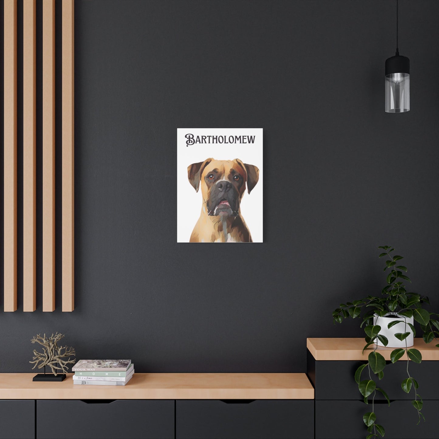 PAW-sonalized White Canvas Print | Upload Photo~Choose size | Purrfect Pet Haven