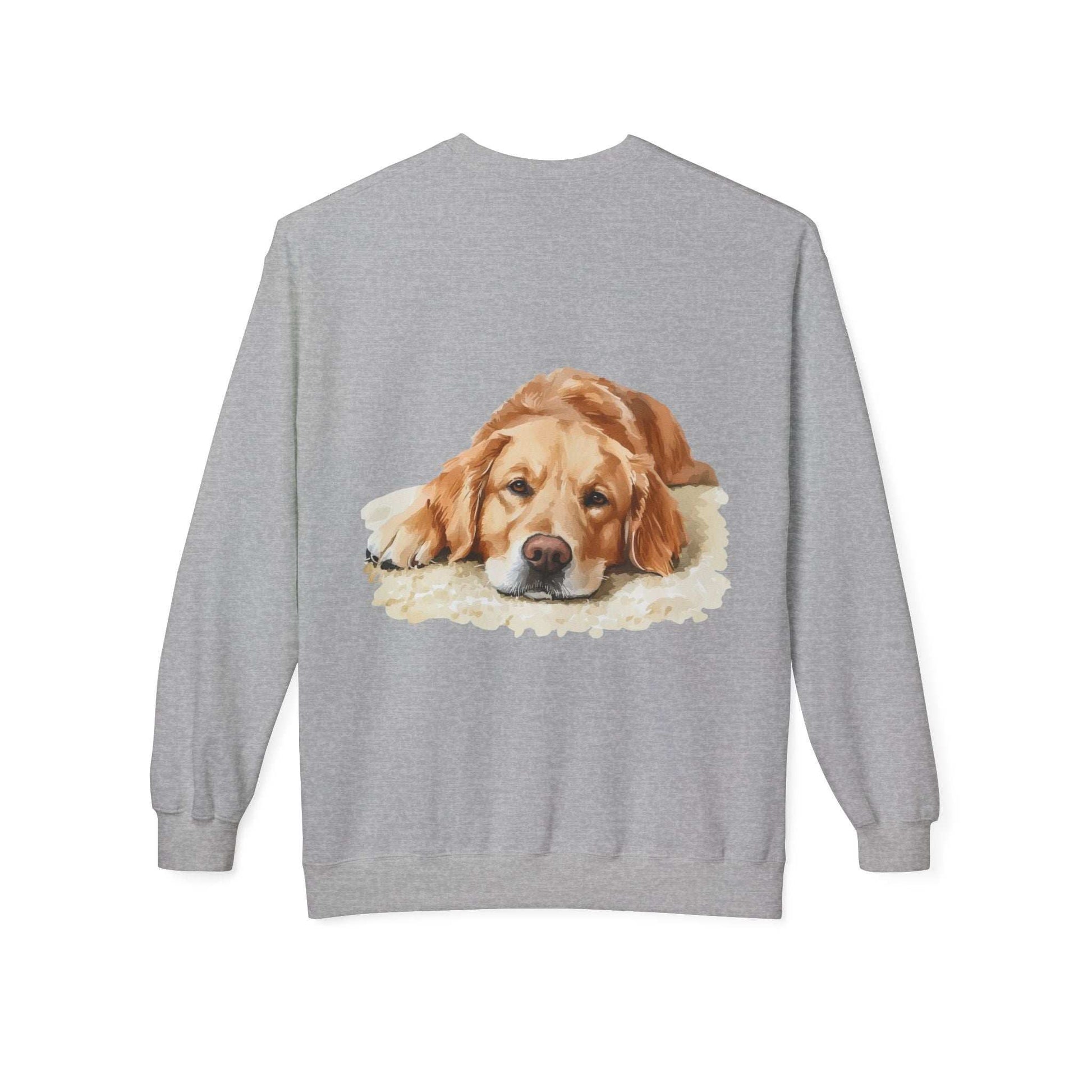 Cozy Golden Retriever Sweatshirt - Naptime Ahead Cloud - Purrfect Pet Haven