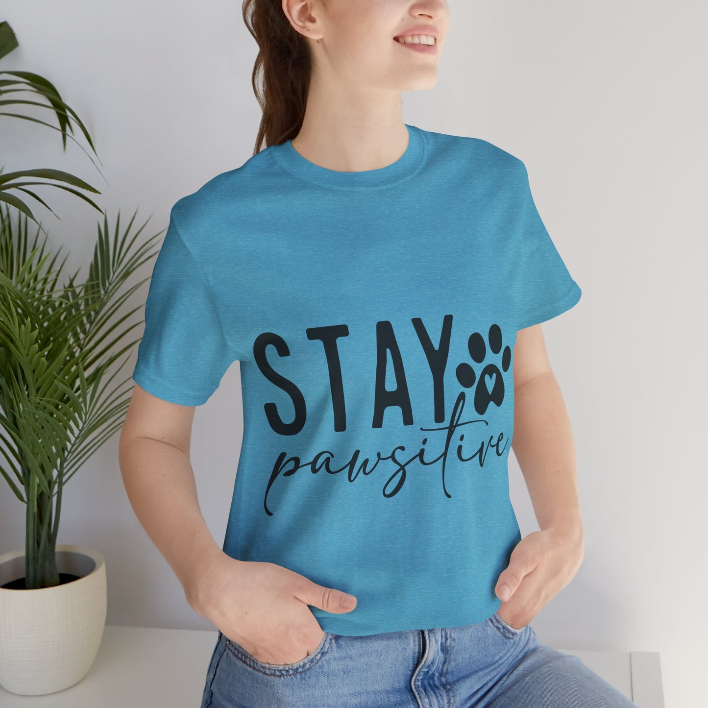 Stay Pawsitive Unisex Tee