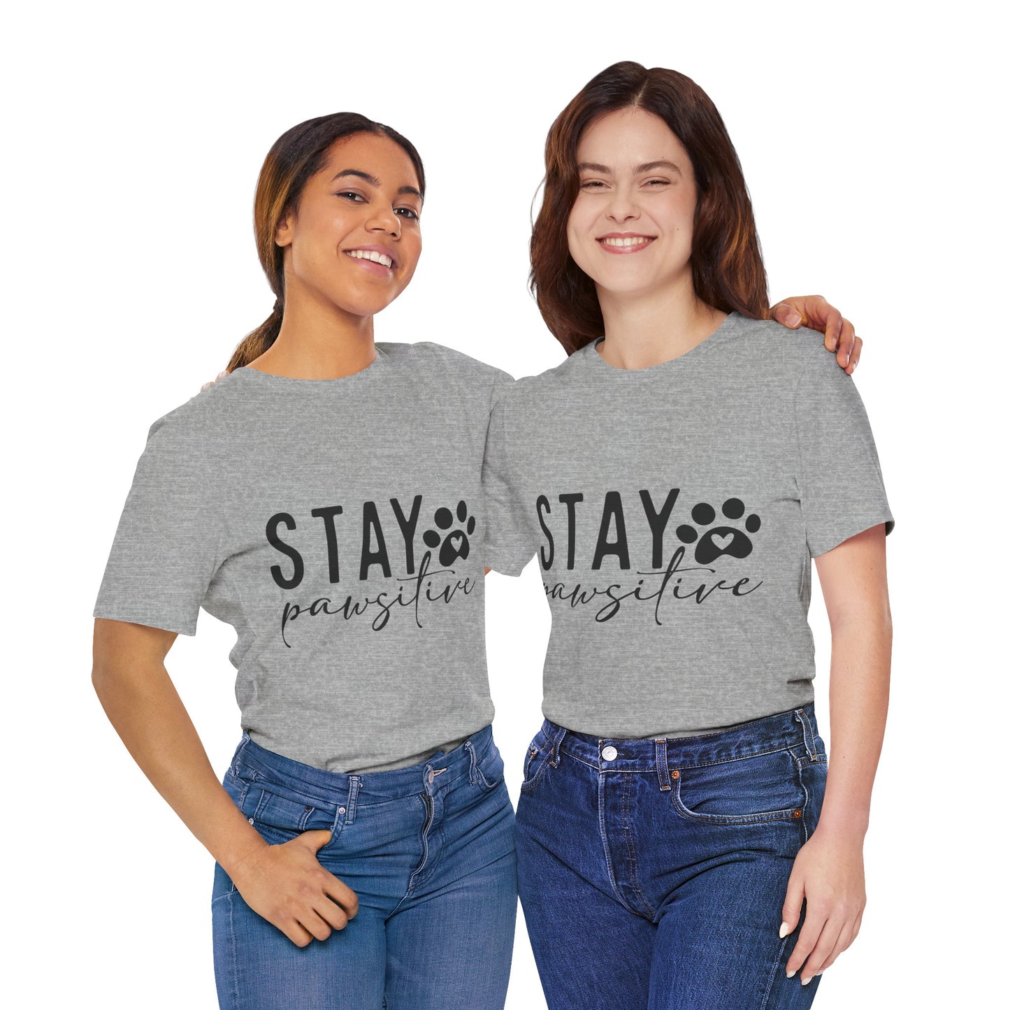 Stay Pawsitive Unisex Tee
