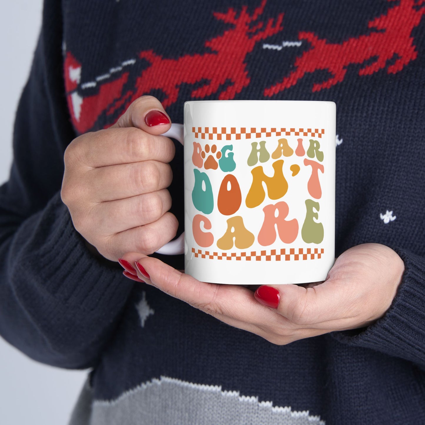 Pet Lover's Ceramic Mug - Dual Sayings Dog Mom Gift