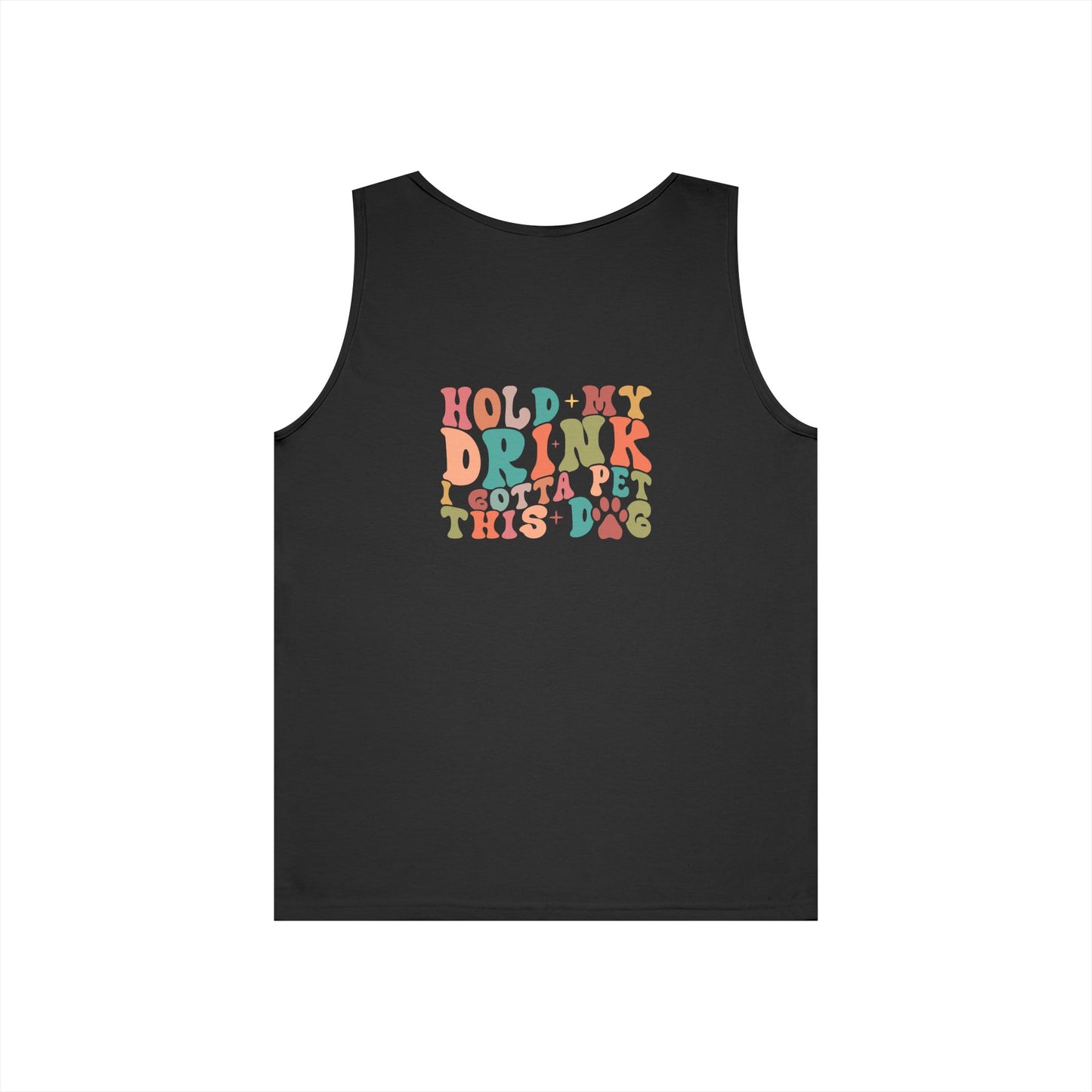 Cute Pet Lover Tank Top, Stay Pawsitive Tank, Funny Dog Lover Shirt