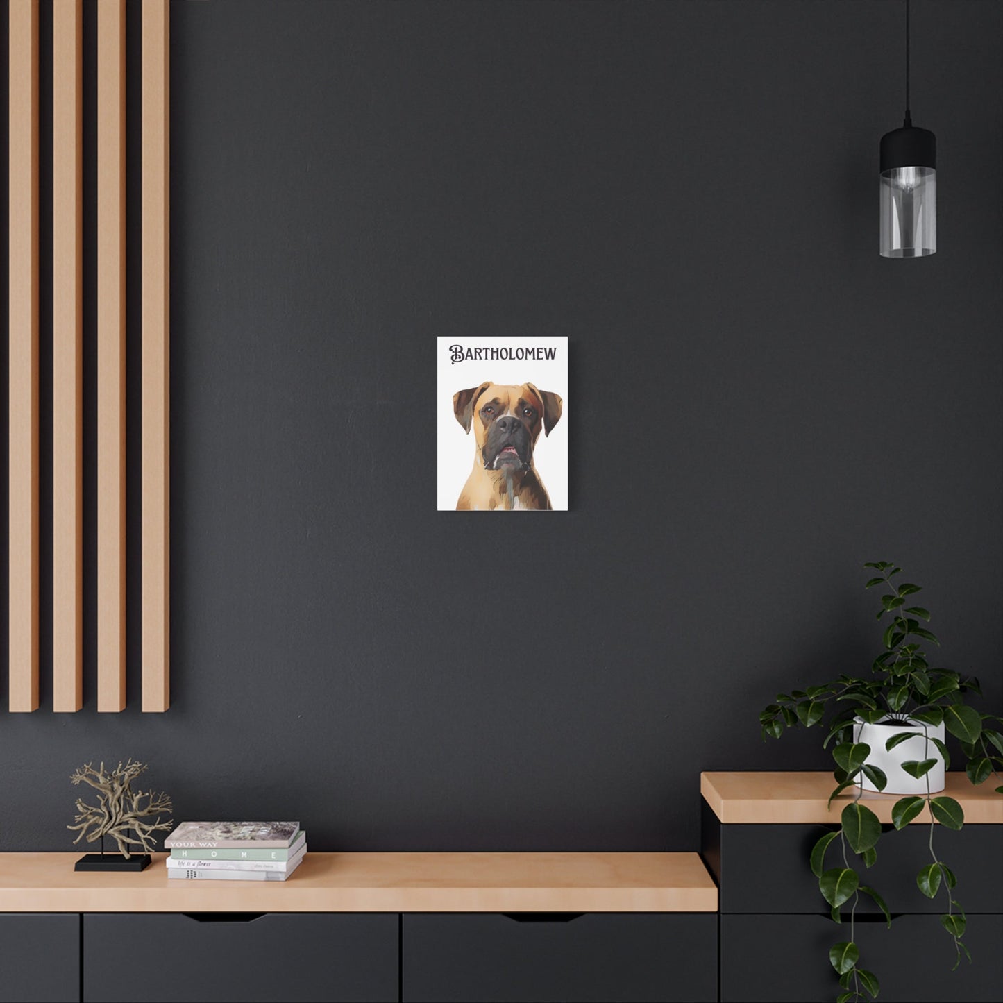 PAW-sonalized White Canvas Print | Upload Photo~Choose size | Purrfect Pet Haven