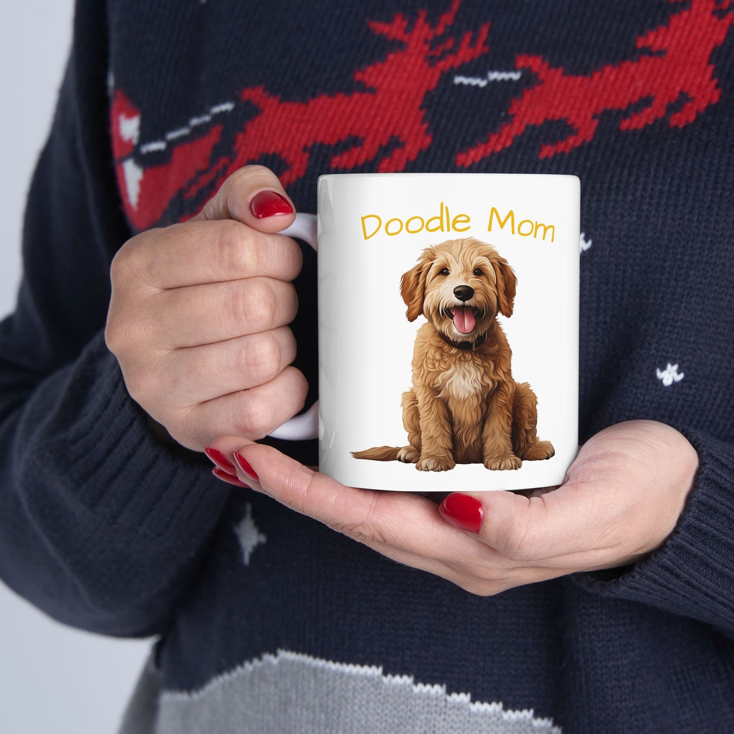 Doodle Dog Mom Ceramic Mug - Perfect Gift for Pet Lovers
