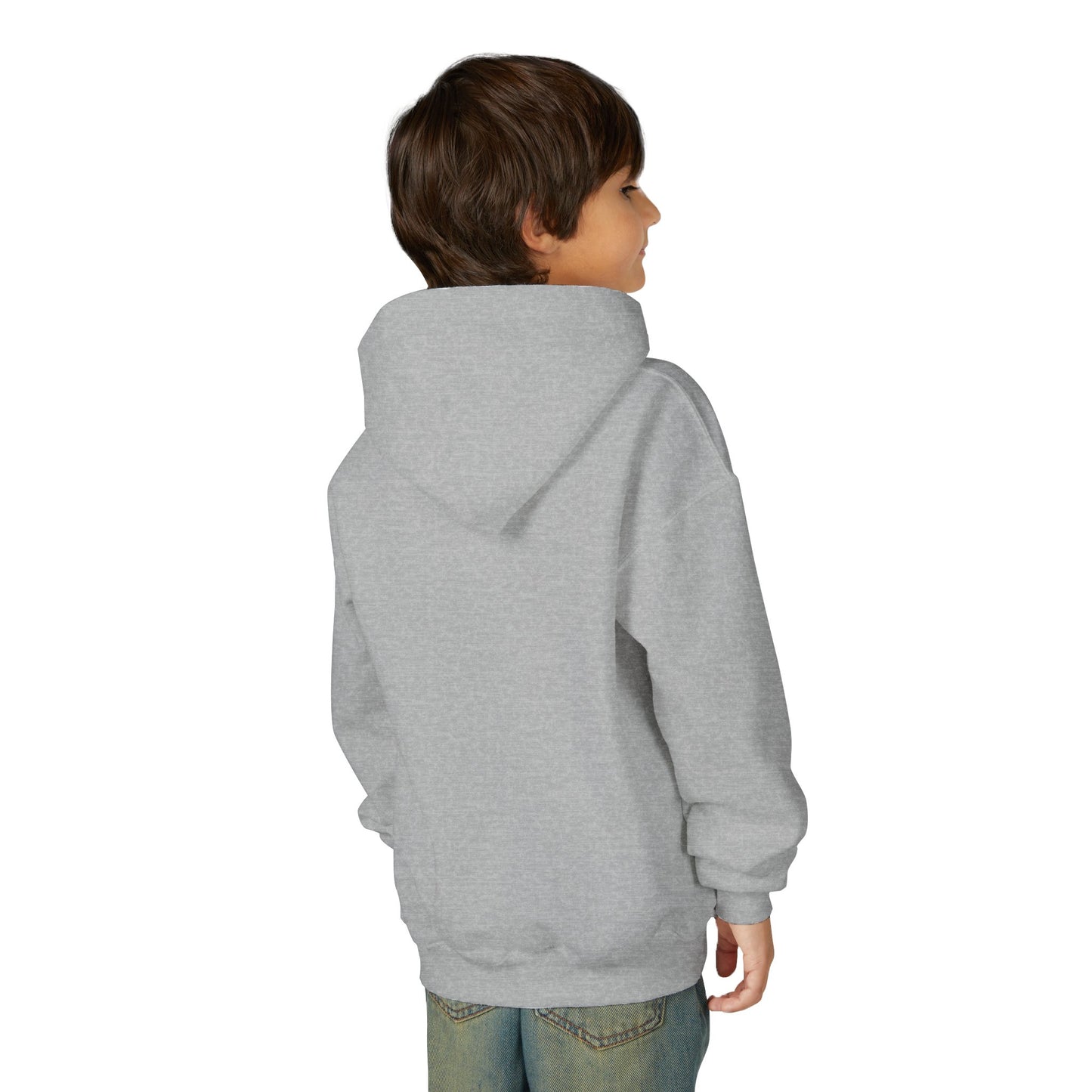 Adorable Cat Halloween Hoodie - Youth Spooky Season Sweatshirt