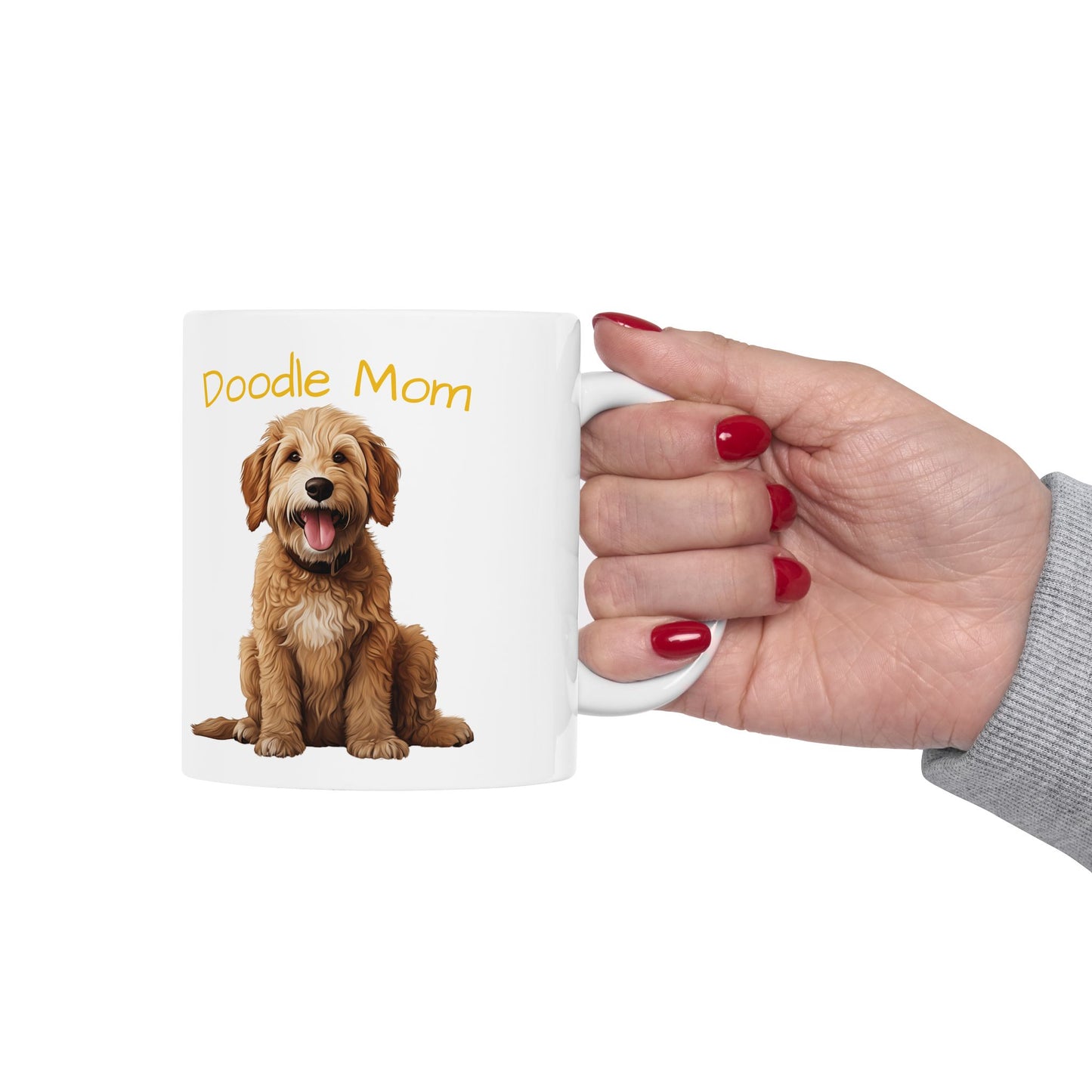 Doodle Dog Mom Ceramic Mug - Perfect Gift for Pet Lovers