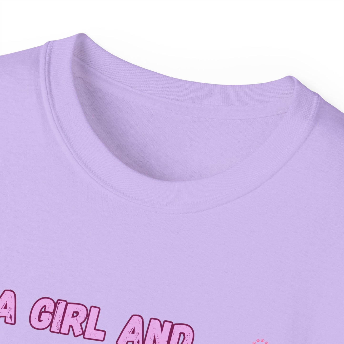 Girl and Her Dog Unisex Tee | Cute Pet Lover Shirt | Personalized Gift | Purrfect Pet Haven