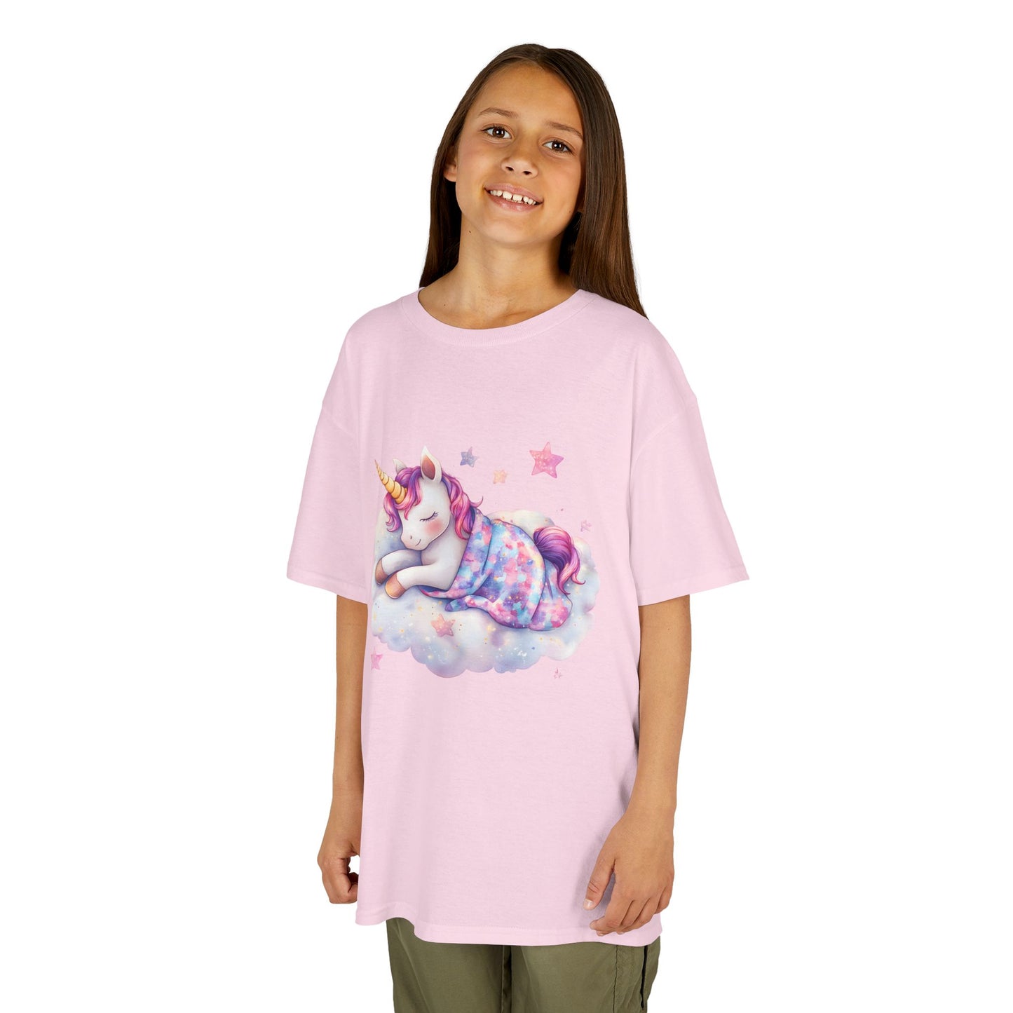 Dreamy Unicorn Kids Heavy Cotton Tee - Cute & Cozy for Everyday Adventures | Purrfect Pet Haven