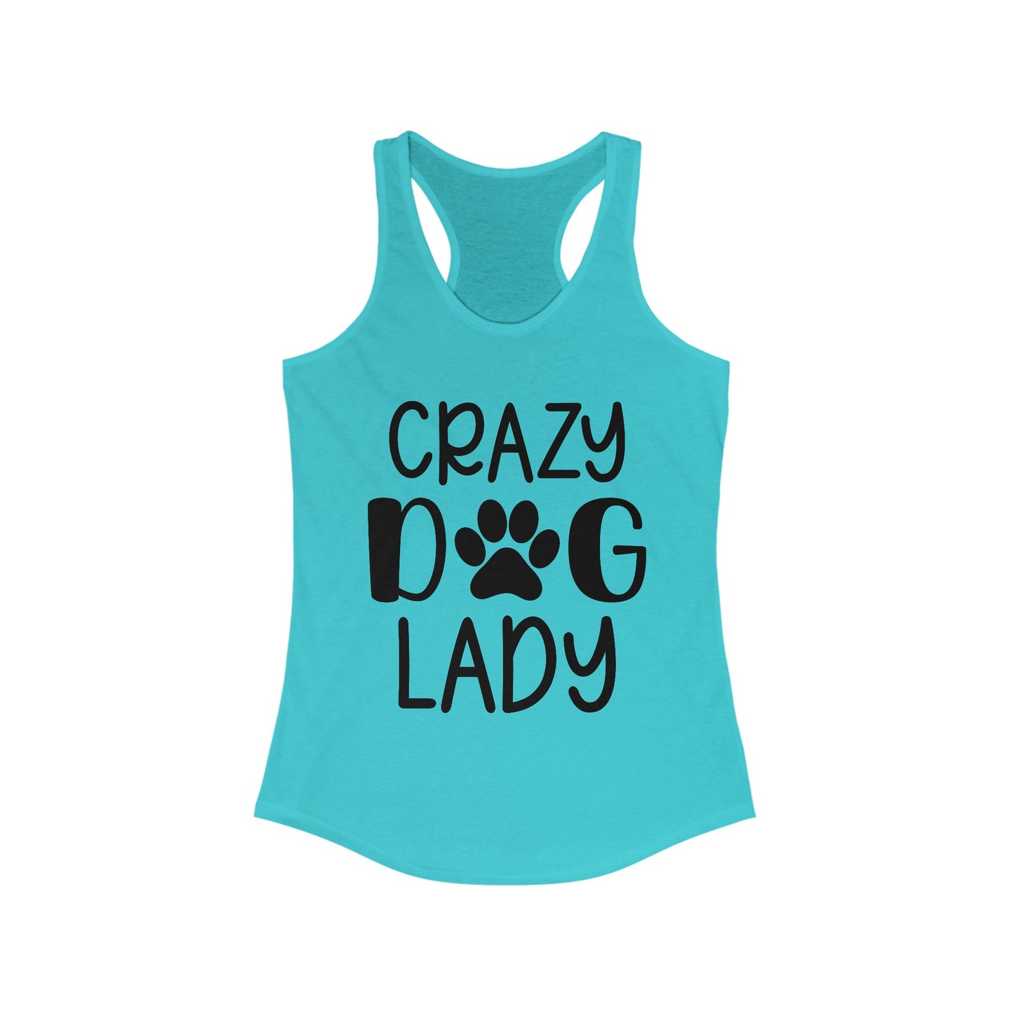 Crazy Dog Lady Racerback Tank Top - Perfect for Dog Lovers