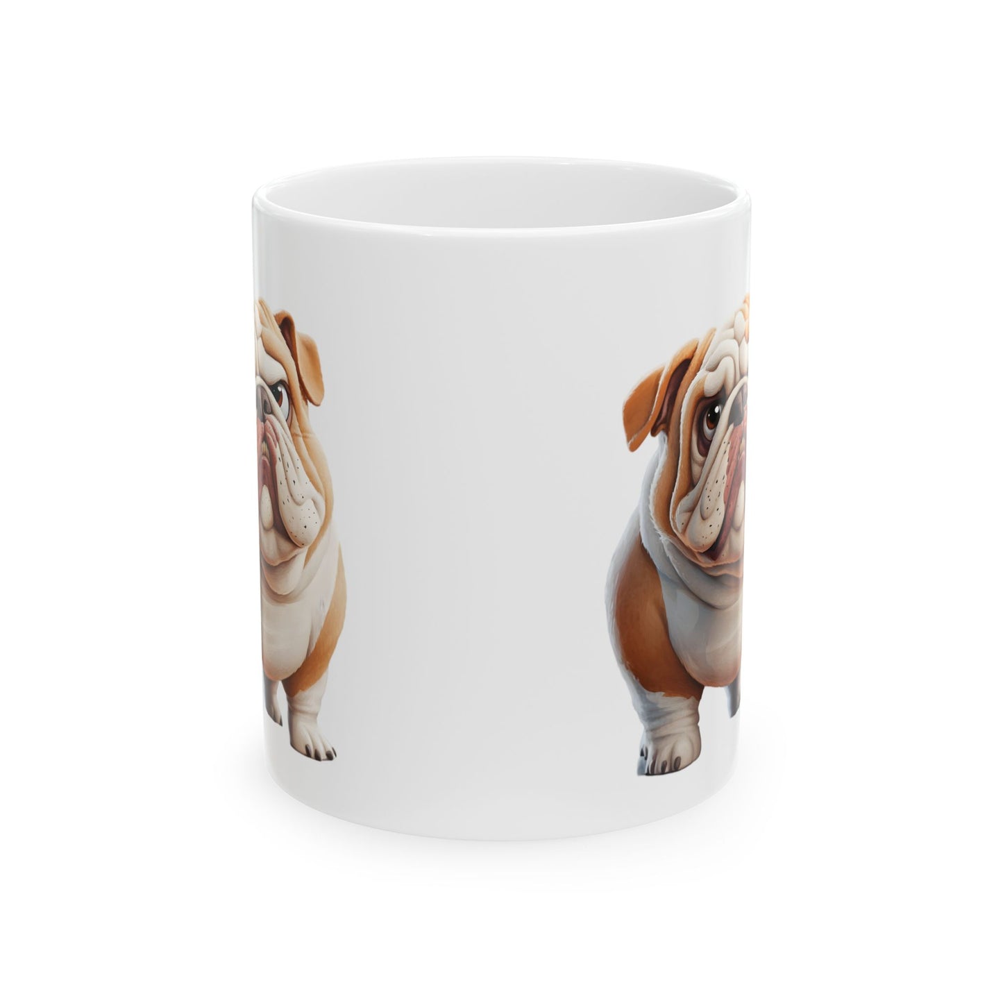 Bulldog Ceramic Mug – Perfect for Dog Lovers, 11oz & 15oz