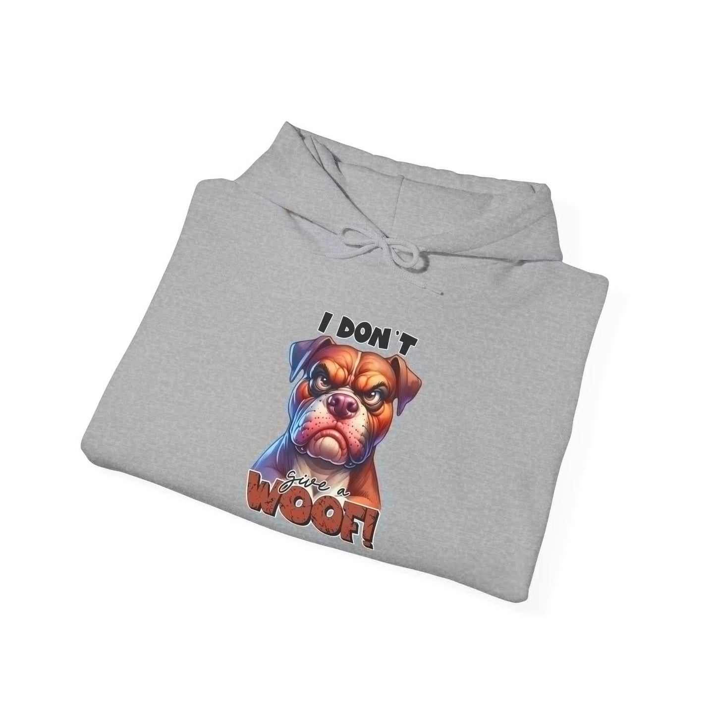 Fun Dog-Themed Unisex Hoodie - "I Don't Give a Woof" | Purrfect Pet Haven