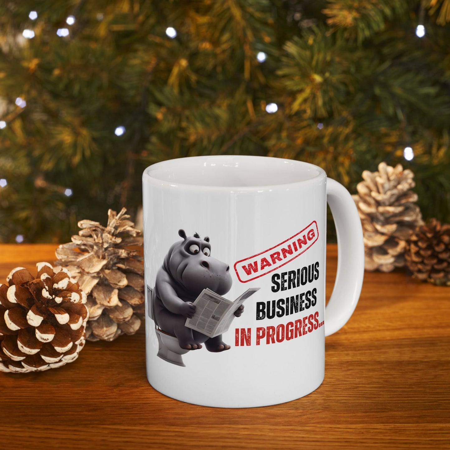 Funny Toilet Humor Ceramic Mug - 11oz & 15oz Coffee Cup for Adults | Purrfect Pet Haven