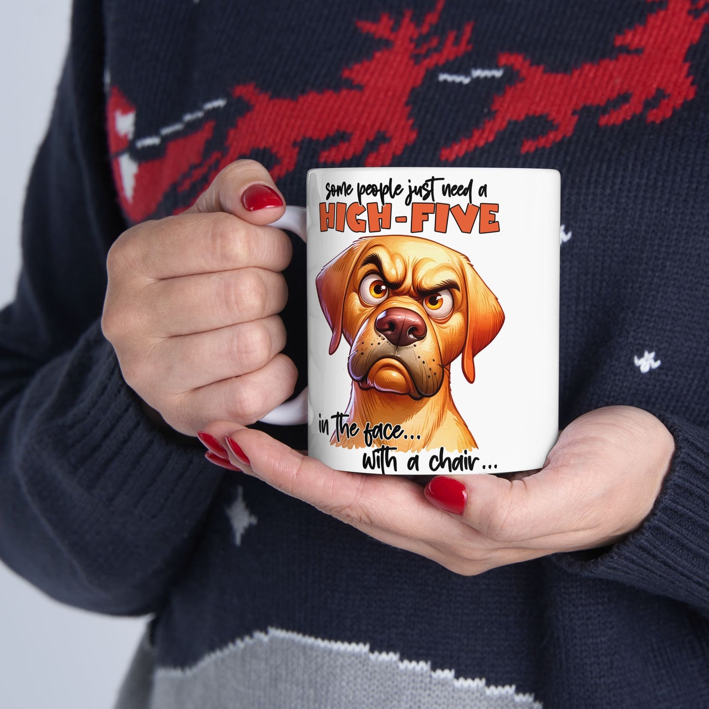 Humorous Dog Lover Ceramic Mug - Perfect Gift for Pet Owners | Purrfect Pet Haven
