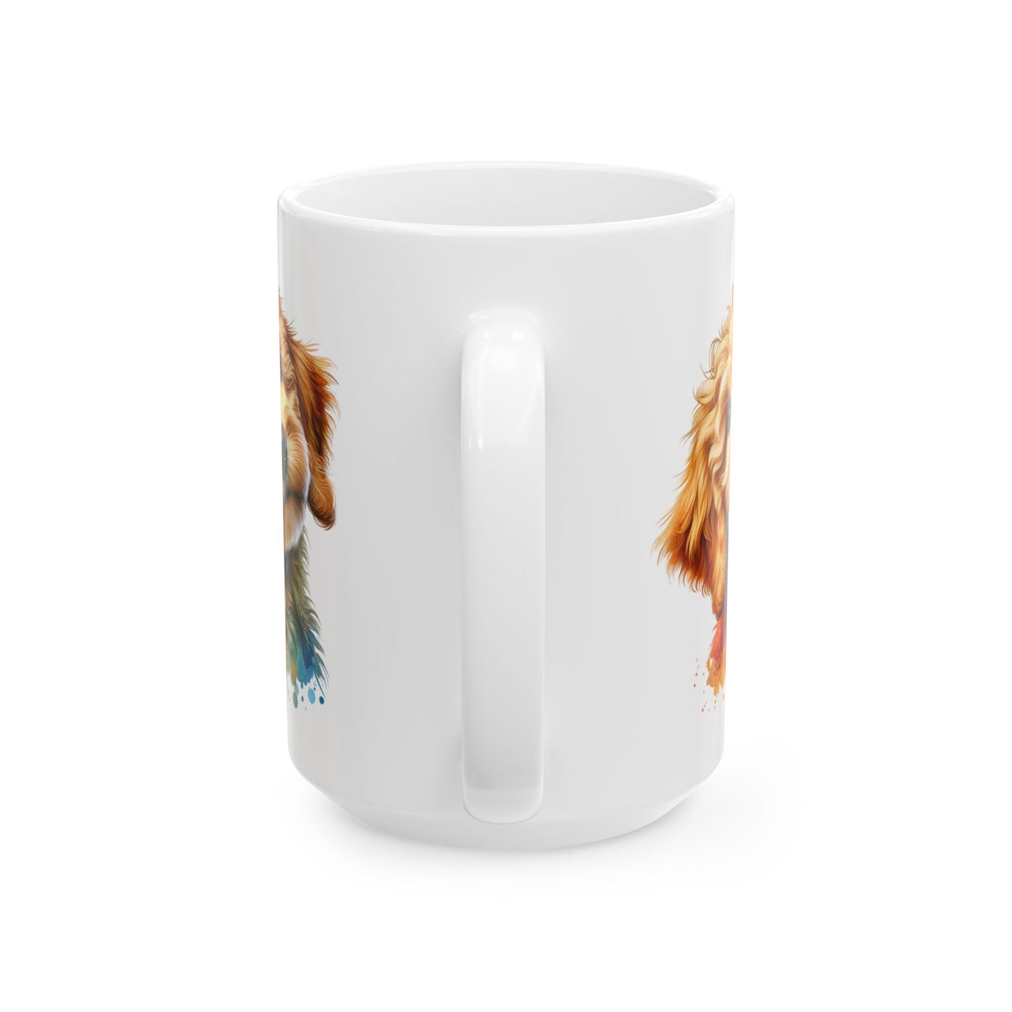 Cute Goldendoodle Dog Lovers Ceramic Mug - 11oz & 15oz - Perfect Gift for Doodle Owners