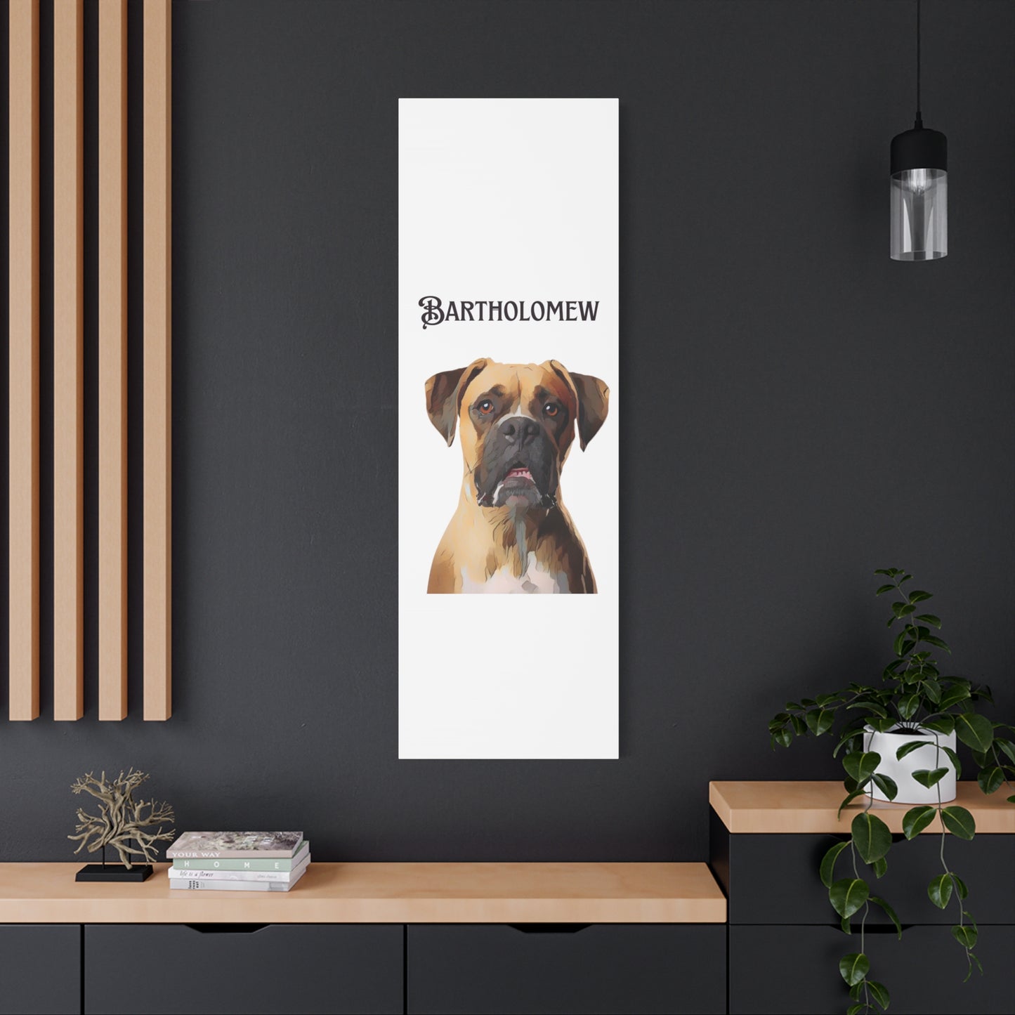PAW-sonalized White Canvas Print | Upload Photo~Choose size | Purrfect Pet Haven