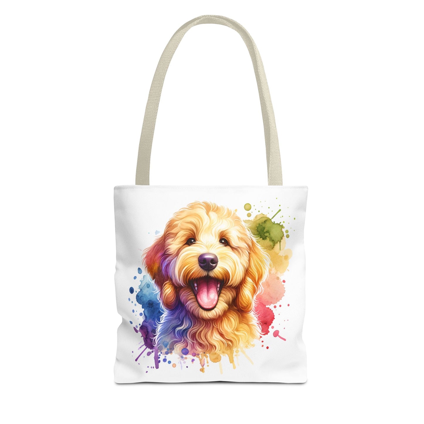Colorful Goldendoodle Dog Lover Tote Bag - Fun Pet Art for All Occasions | Purrfect Pet Haven