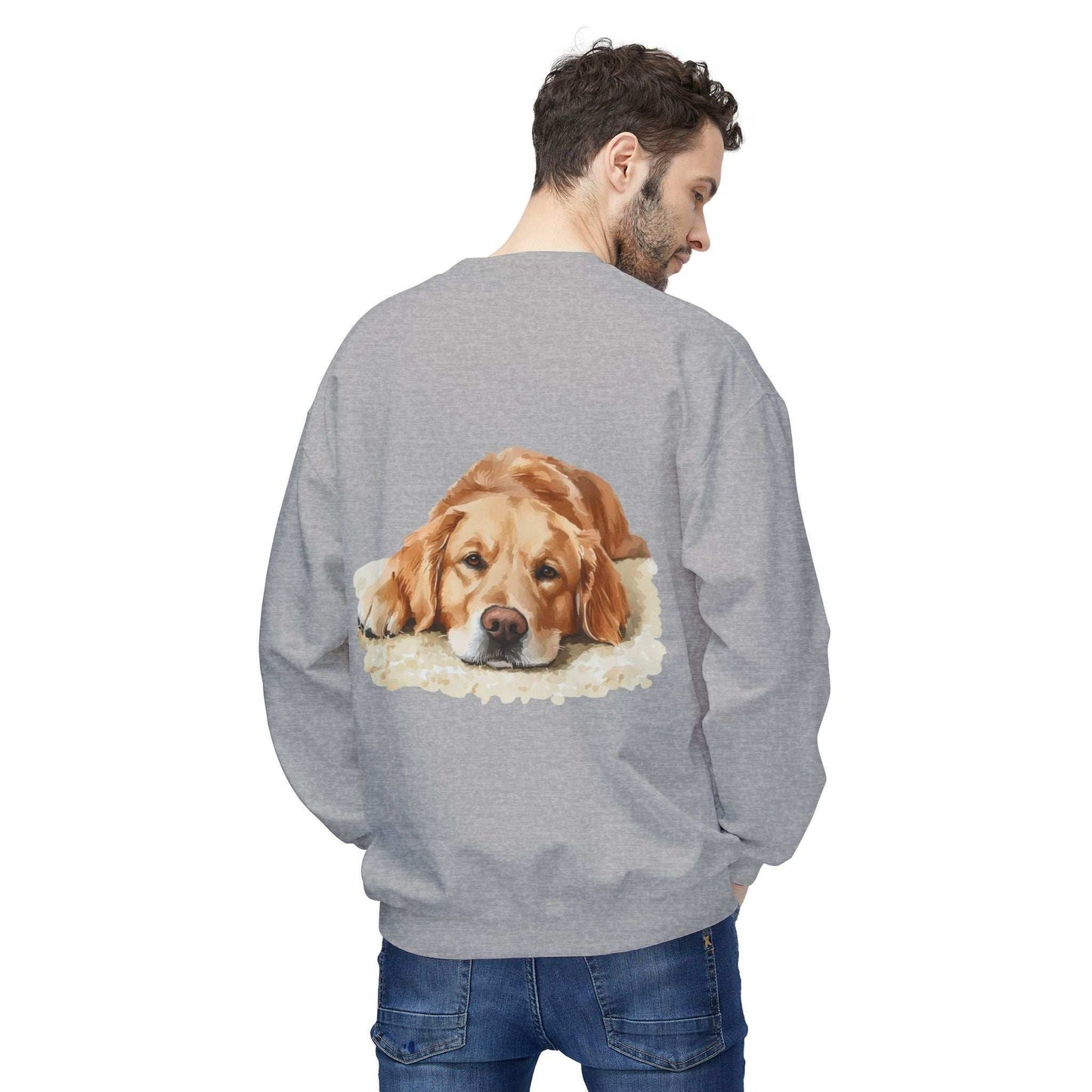 Cozy Golden Retriever Sweatshirt - Naptime Ahead Cloud - Purrfect Pet Haven