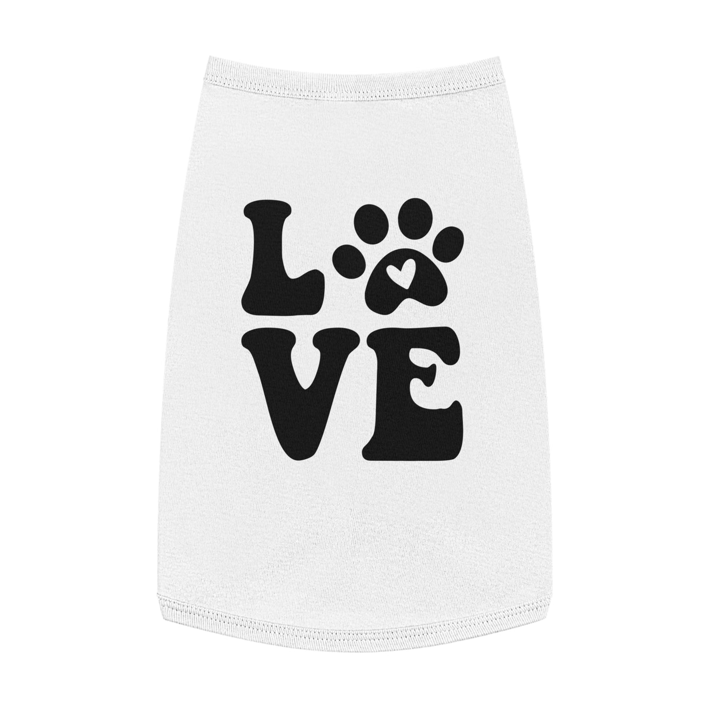 Cute Pet Tank Top - 'Love' Design for Dogs and Cats