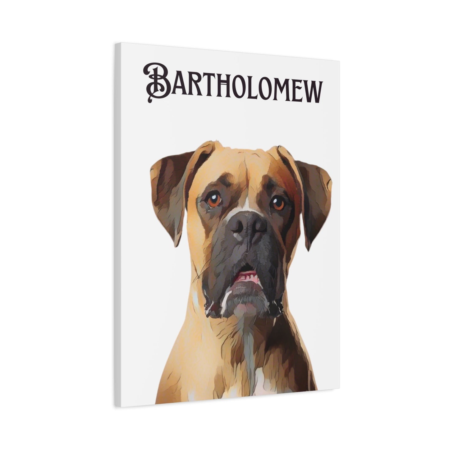 PAW-sonalized White Canvas Print | Upload Photo~Choose size | Purrfect Pet Haven