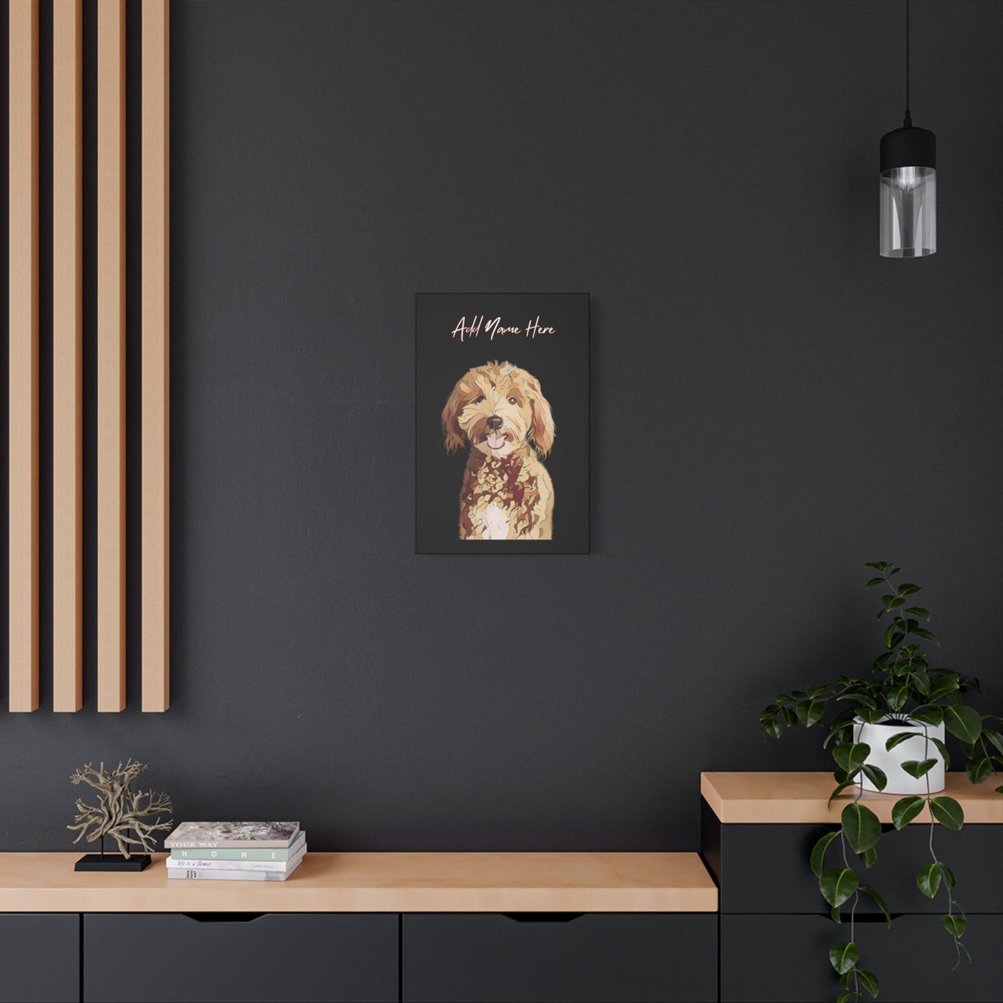 Custom Cartoonify Portrait Canvas - Personalized Art for Pet Lovers | Purrfect Pet Haven