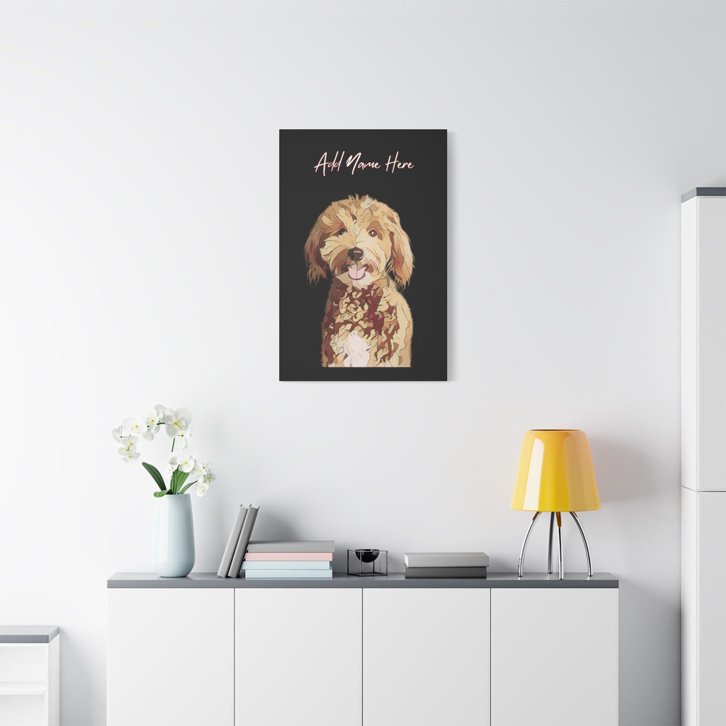 Custom Cartoonify Portrait Canvas - Personalized Art for Pet Lovers | Purrfect Pet Haven