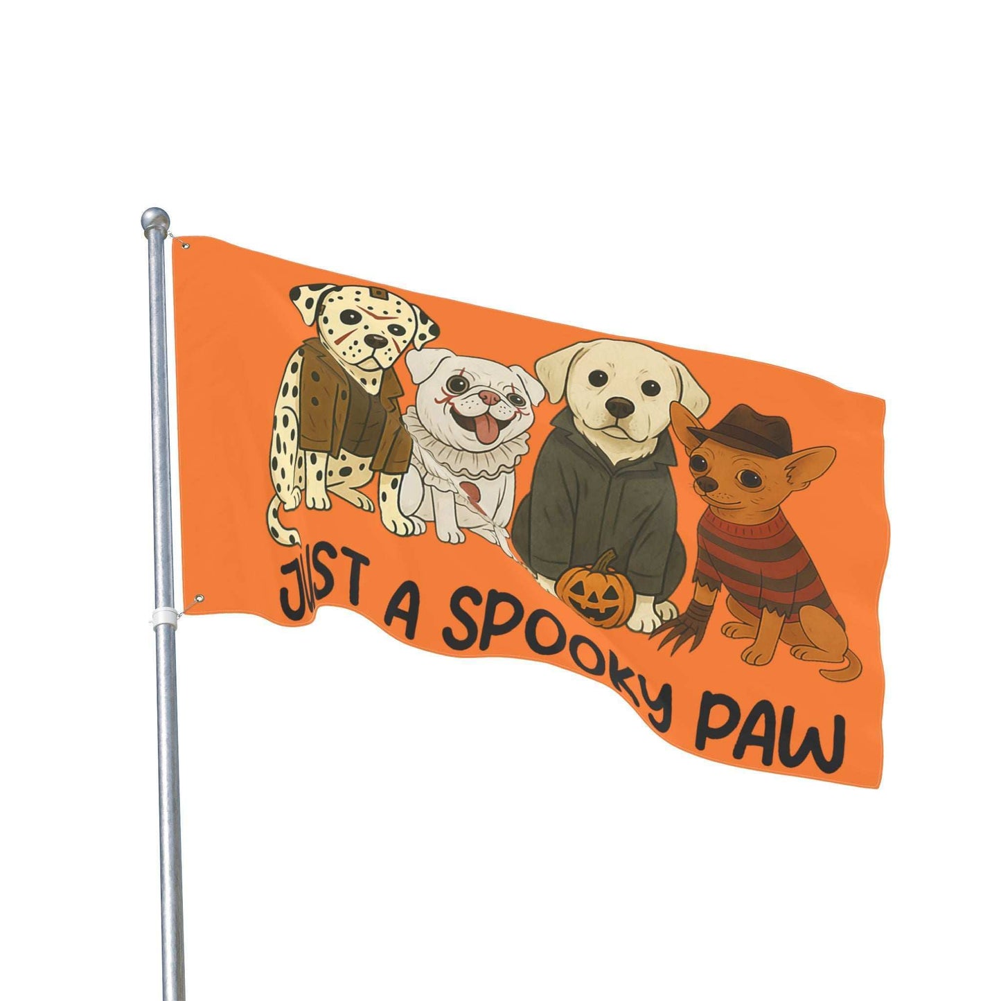 Halloween Dog Garden Flag - Spooky Pet Lover Outdoor Decoration - Purrfect Pet Haven