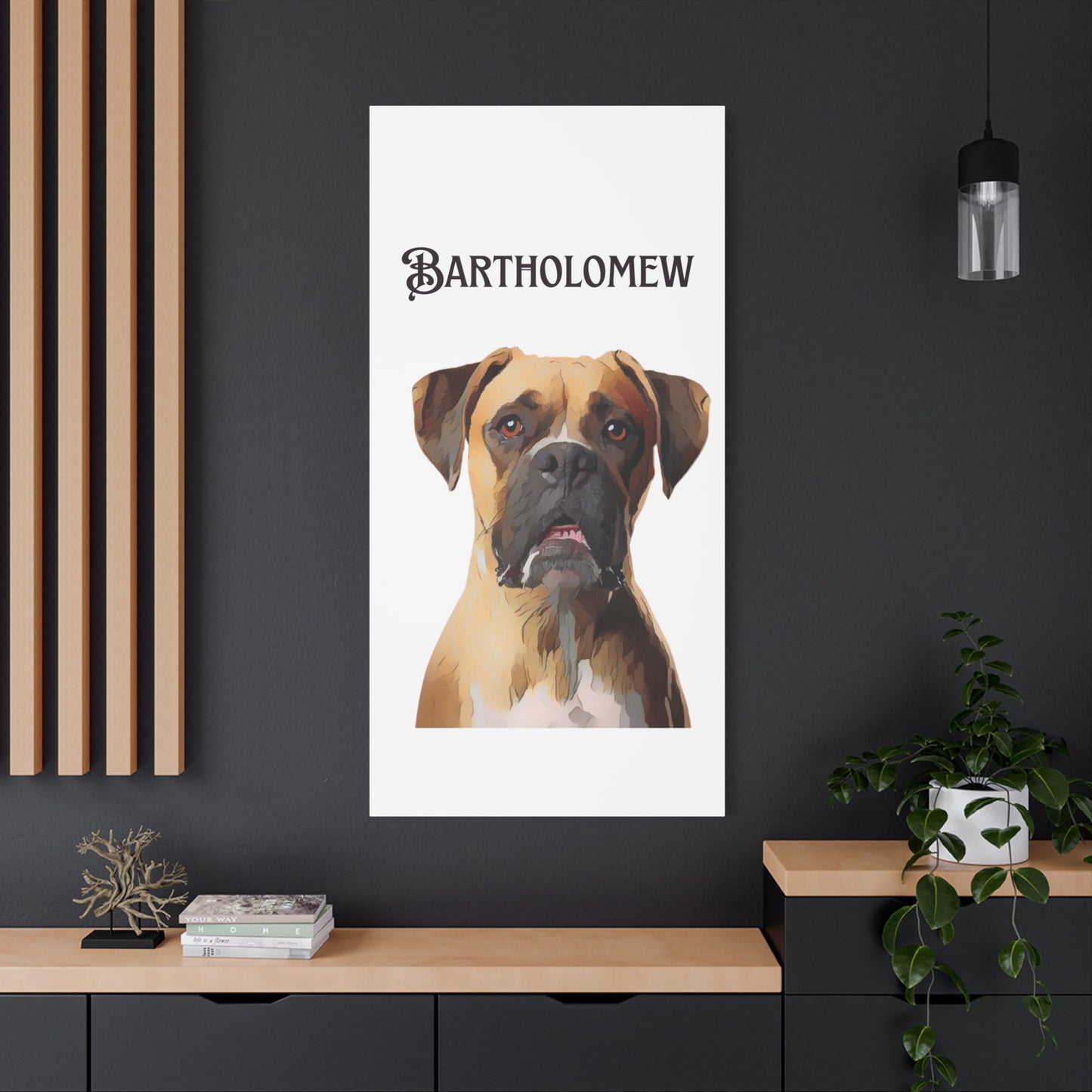 PAW-sonalized White Canvas Print | Upload Photo~Choose size | Purrfect Pet Haven
