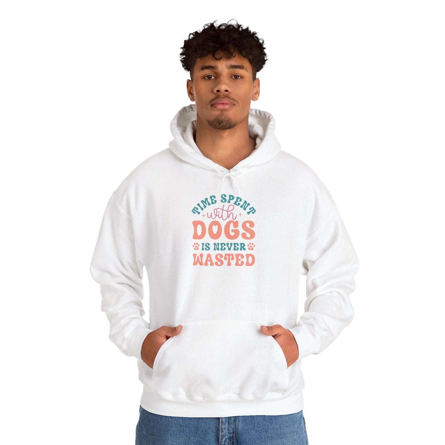 Time Spent with Dogs Hoodie - Perfect for Dog Lovers | Purrfect Pet Haven