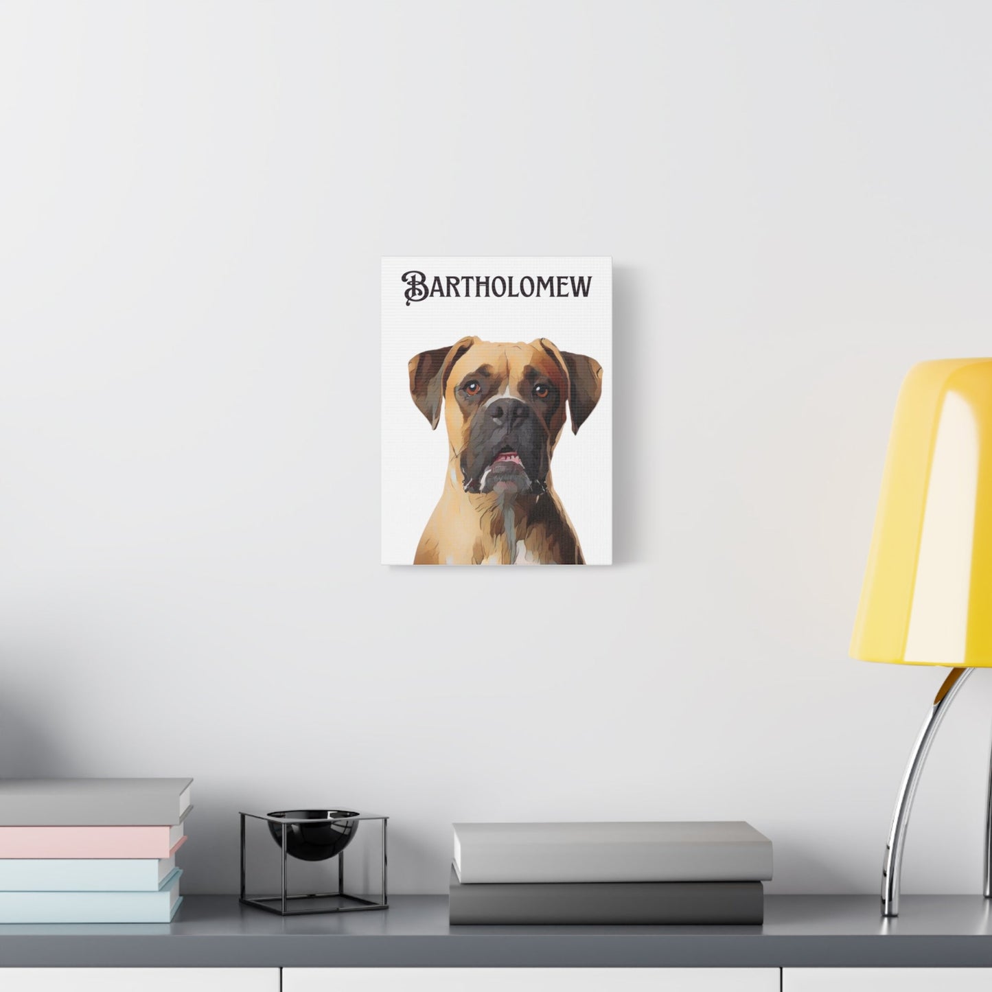 PAW-sonalized White Canvas Print | Upload Photo~Choose size | Purrfect Pet Haven