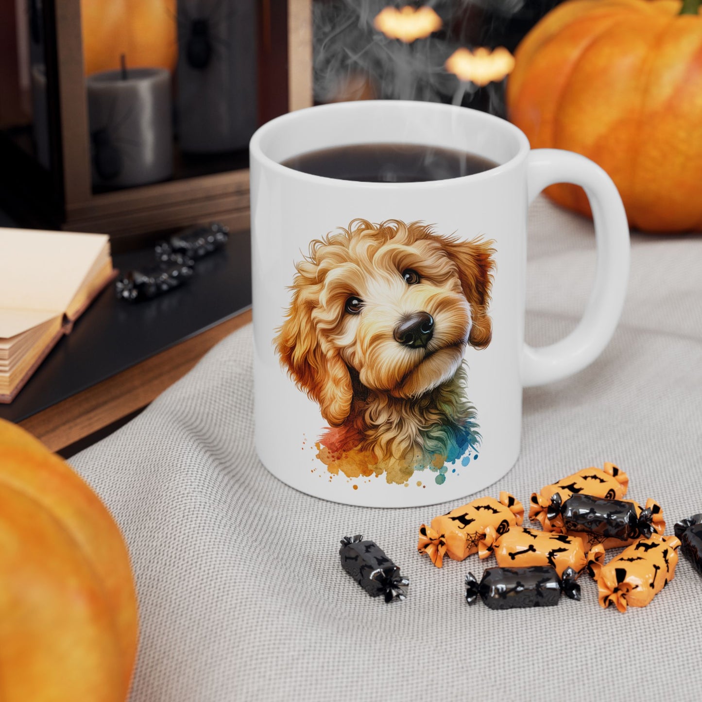 Cute Goldendoodle Dog Lovers Ceramic Mug - 11oz & 15oz - Perfect Gift for Doodle Owners