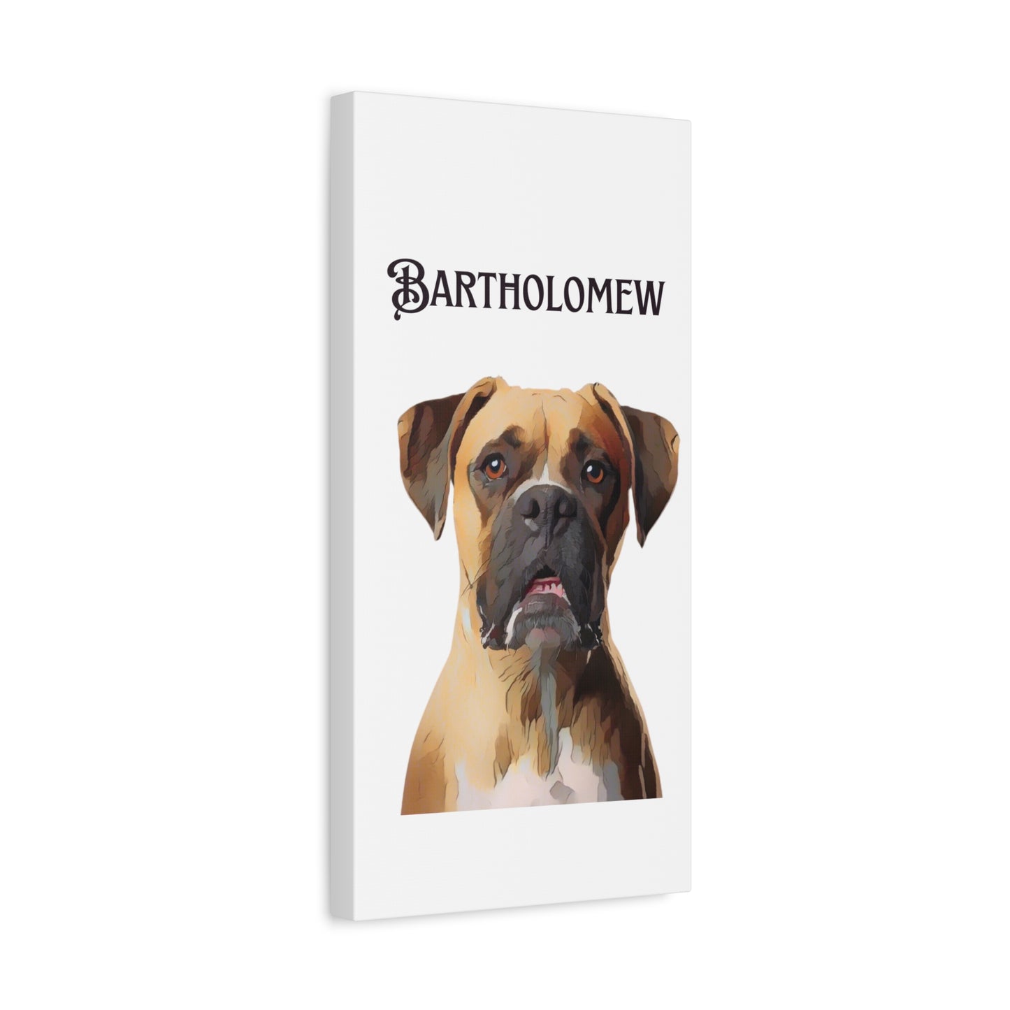 PAW-sonalized White Canvas Print | Upload Photo~Choose size | Purrfect Pet Haven
