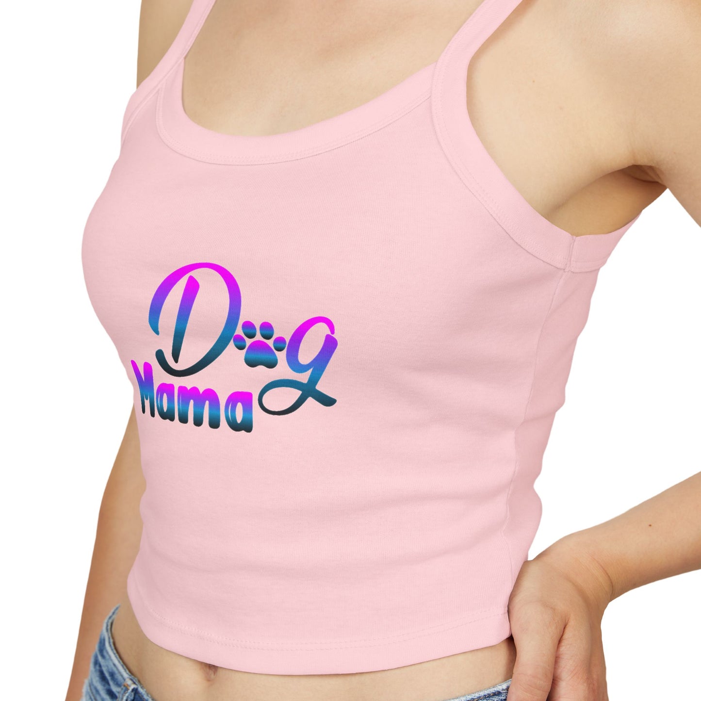 Dog Mama - Spaghetti Strap Tank Top
