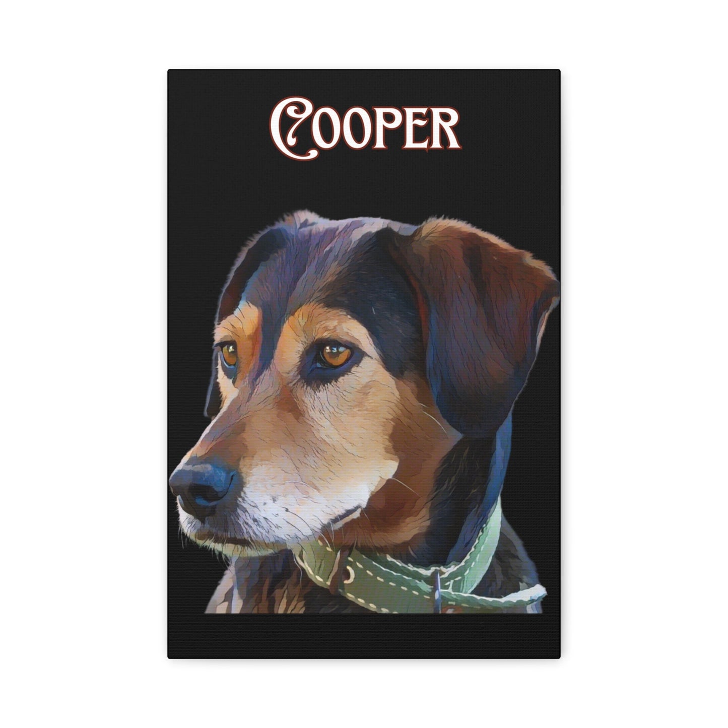 Custom Portrait Cartoon Photo Canvas Print Matte Canvas - Upload Your Photo | Purrfect Pet Haven