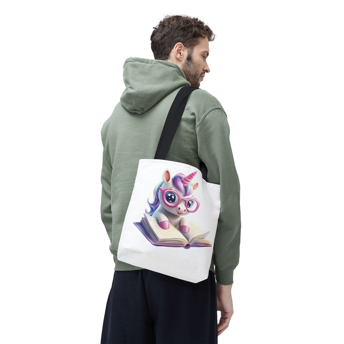 Cute Unicorn Reading Tote Bag - Perfect for Book Lovers | Purrfect Pet Haven