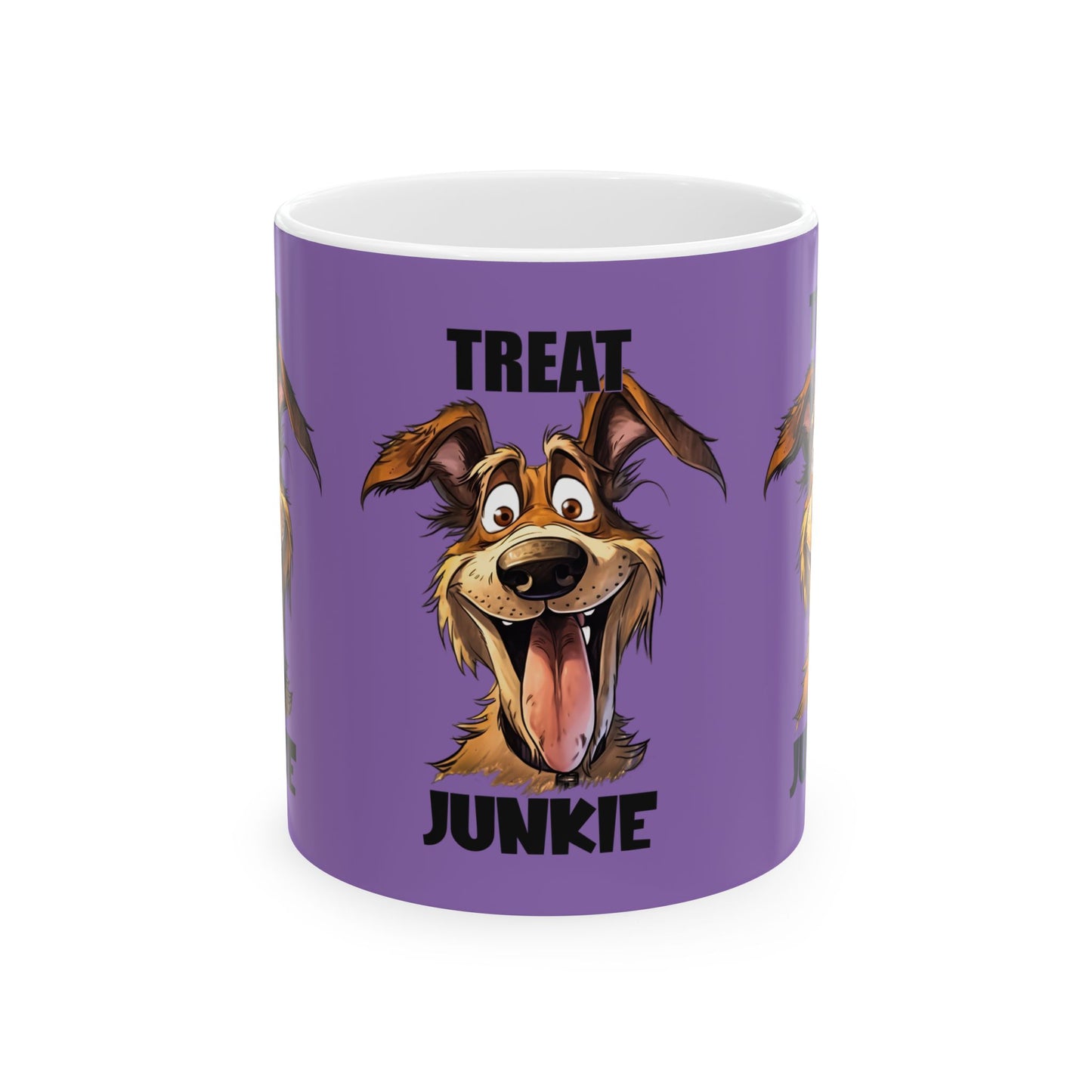 Funny Dog Lover Mug - 'Treat Junkie' - Perfect Gift for Pet Owners | Purrfect Pet Haven