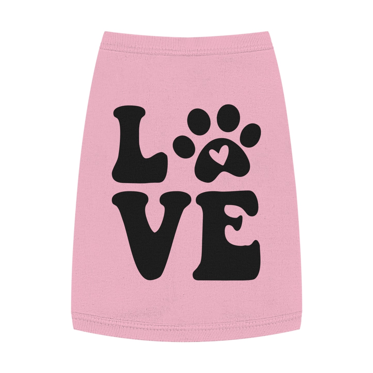 Cute Pet Tank Top - 'Love' Design for Dogs and Cats