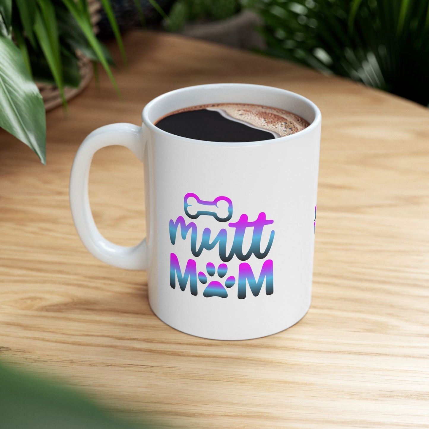 Cute Mutt Mom Ceramic Mug - Ideal Gift for Animal Lovers
