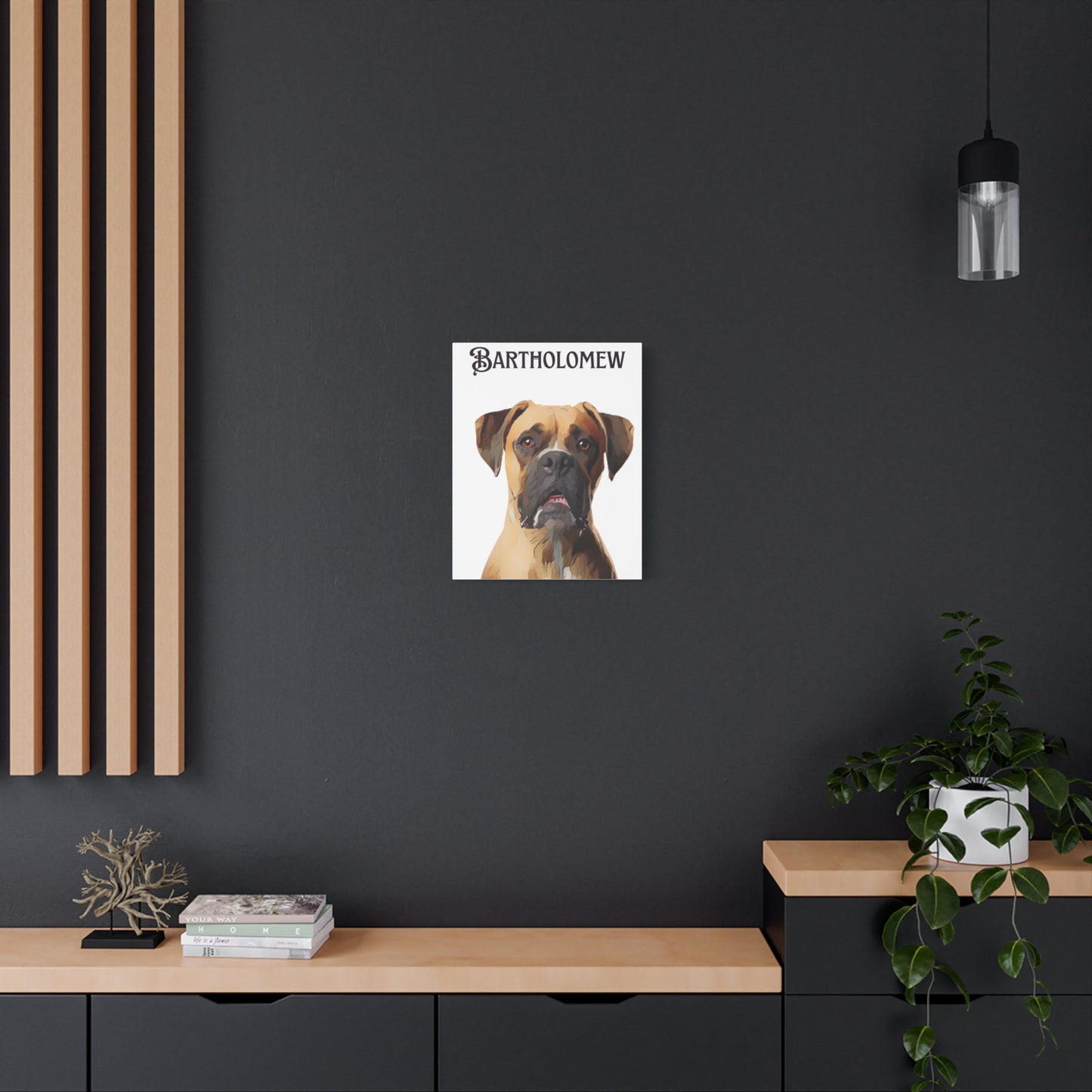PAW-sonalized White Canvas Print | Upload Photo~Choose size | Purrfect Pet Haven