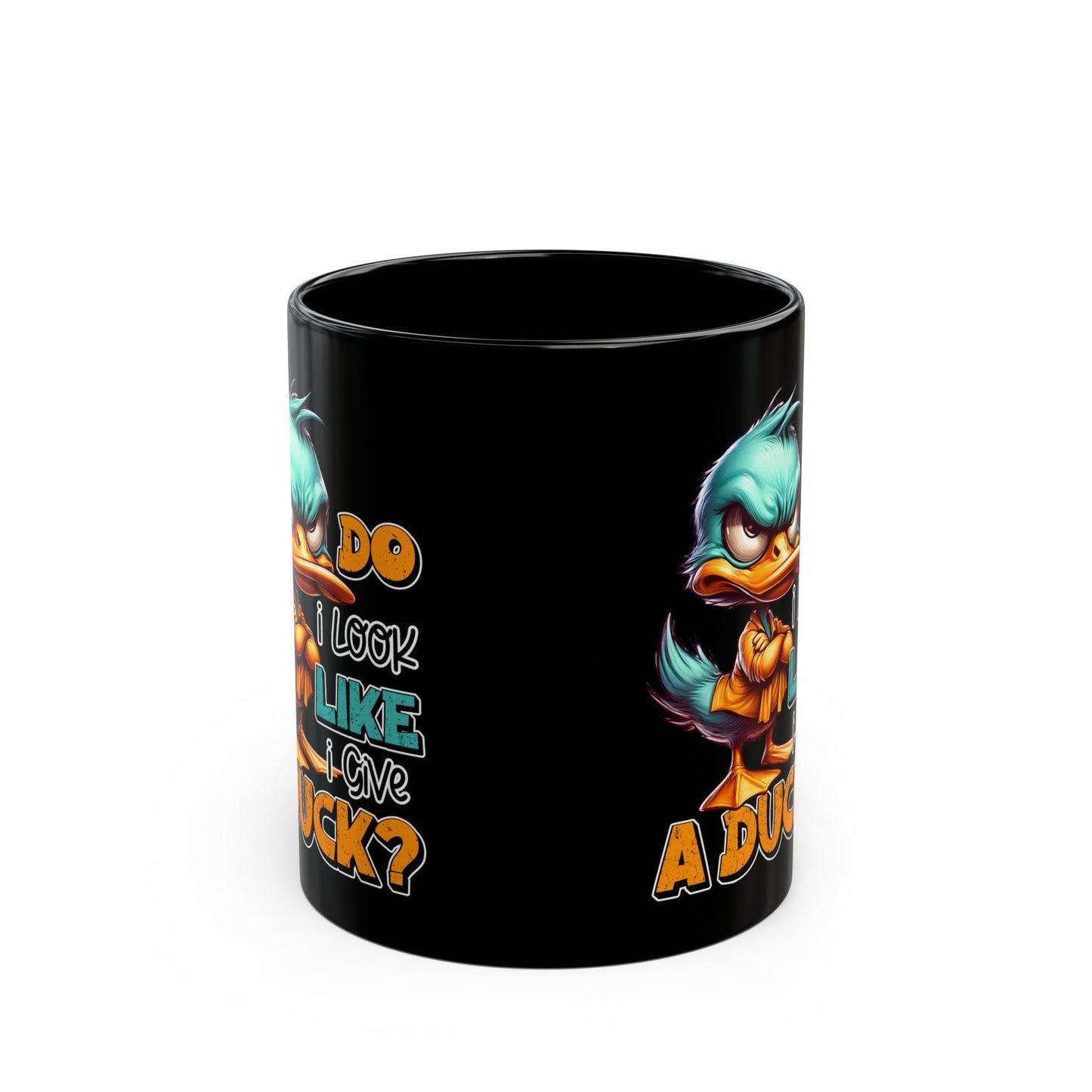 Funny Duck Quote Black Mug - 11oz & 15oz - Perfect Gift for Duck Lovers | Purrfect Pet Haven